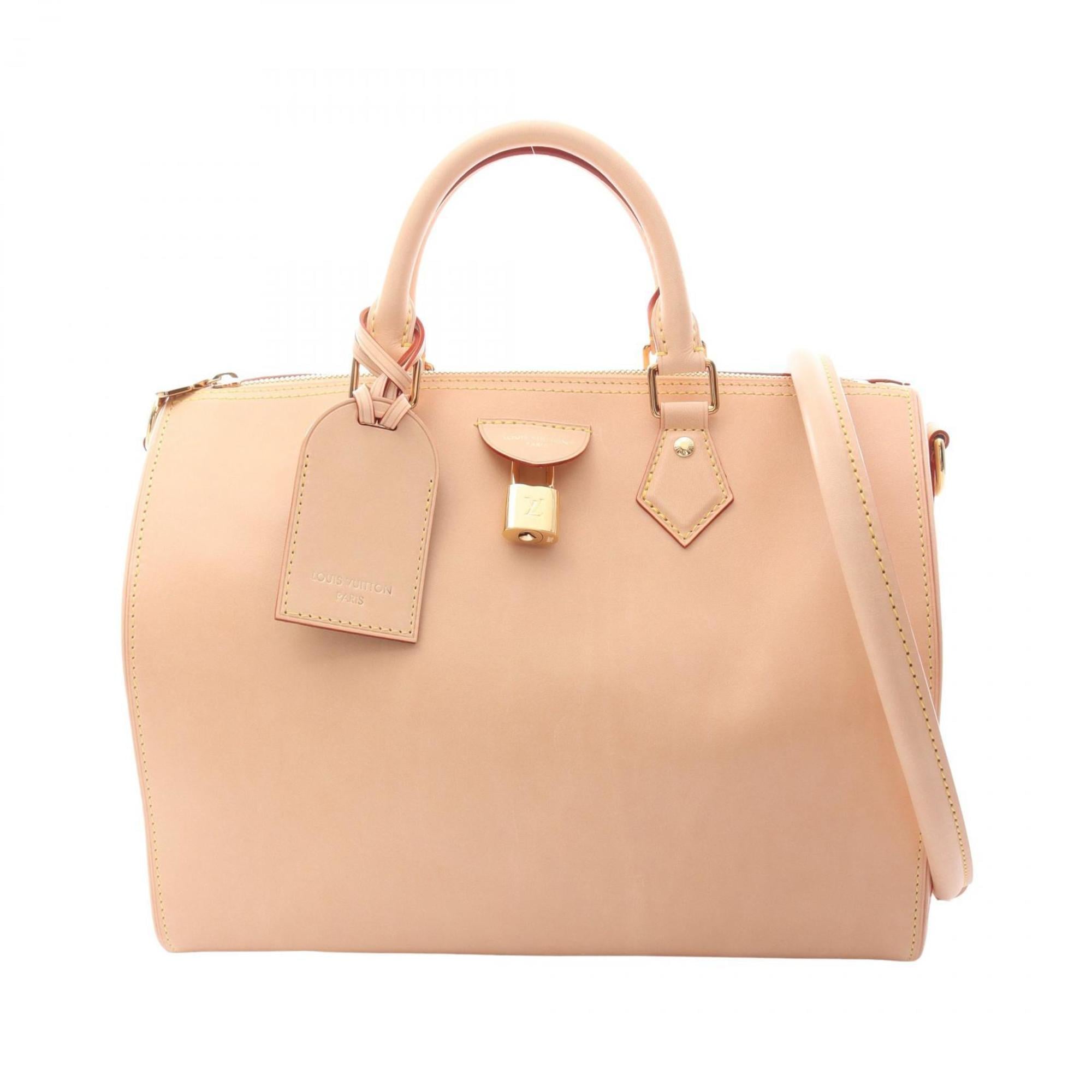 Louis Vuitton Beige Leather Handbag