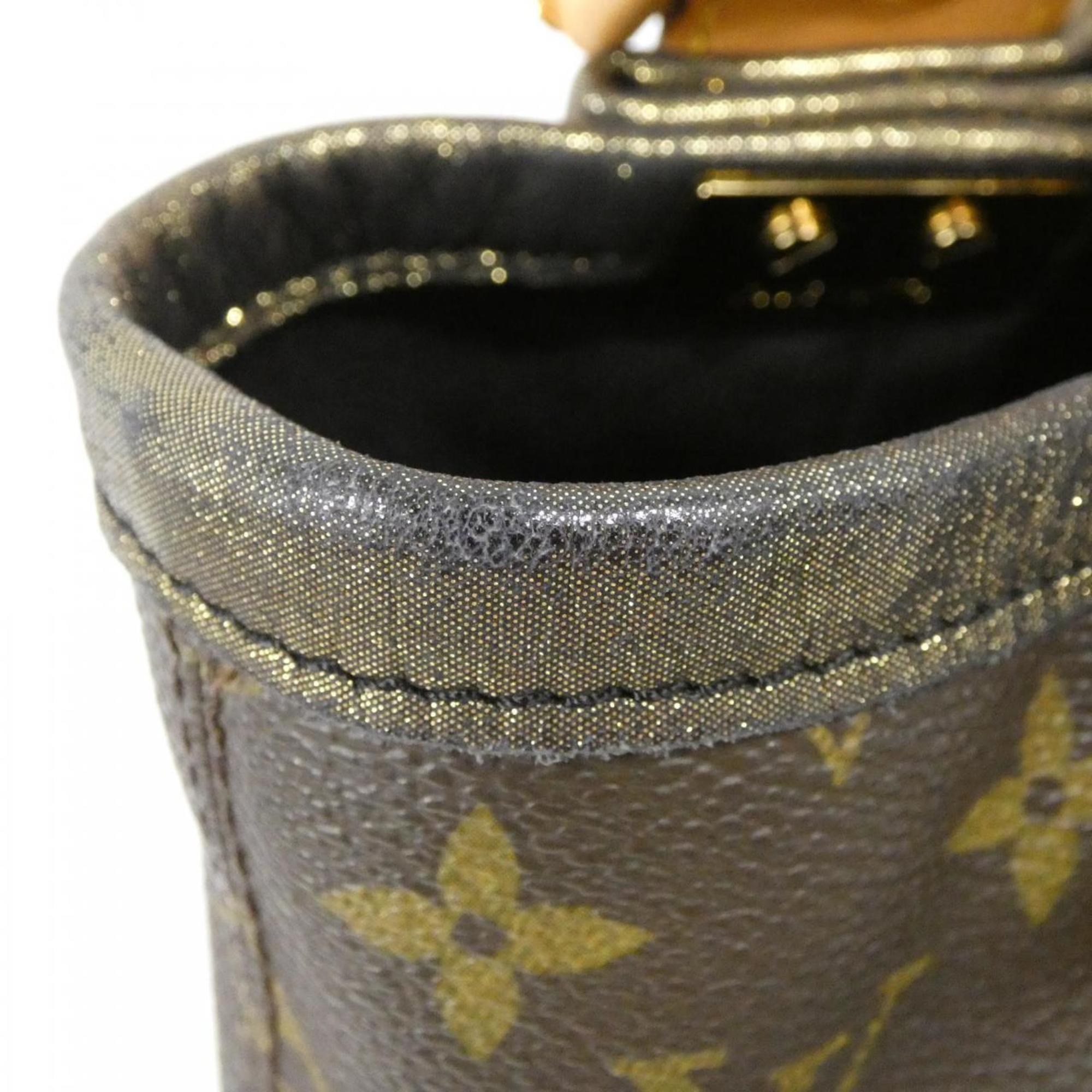 Louis Vuitton Marron Coated Canvas Handbag