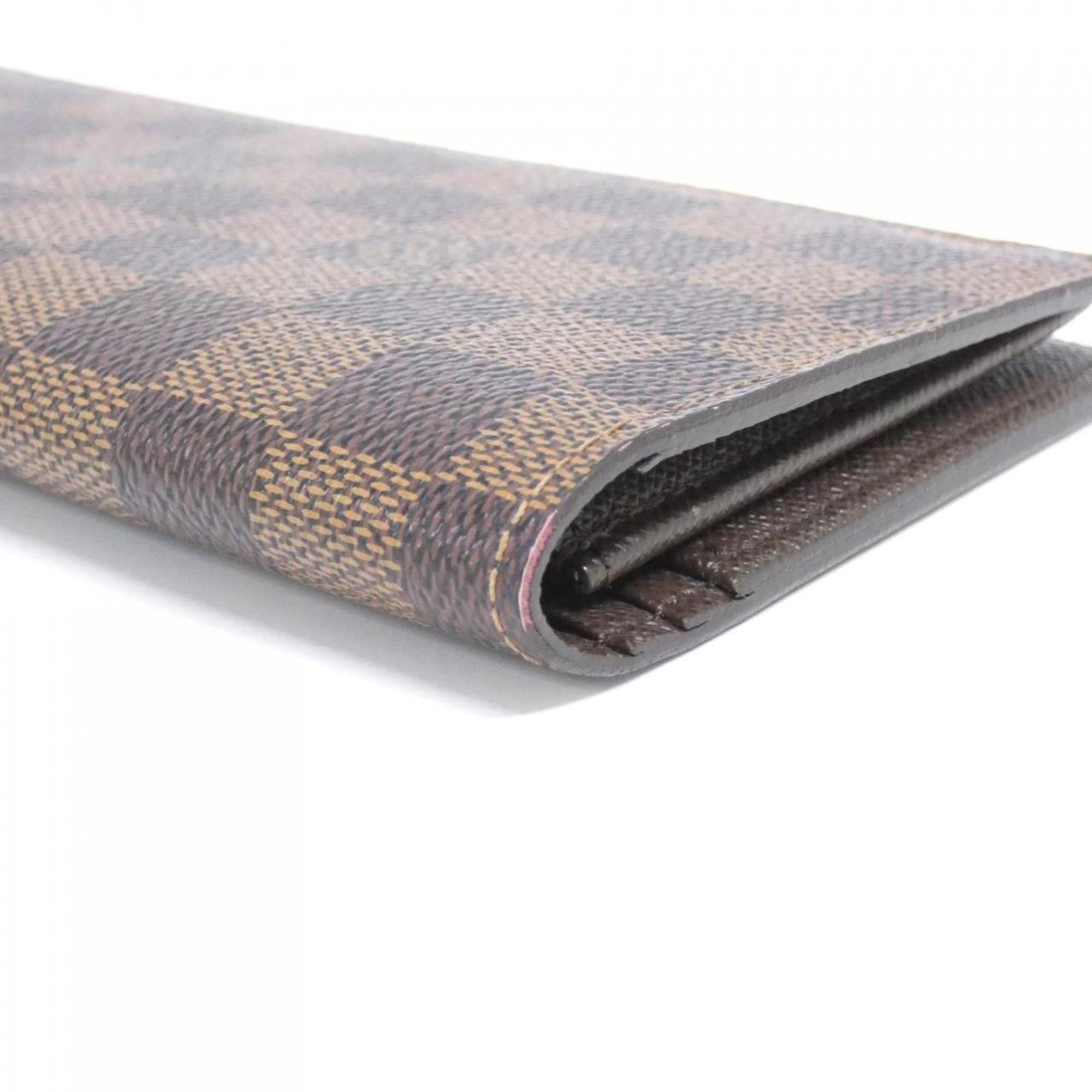 Louis Vuitton Brown Coated Canvas Long Wallet