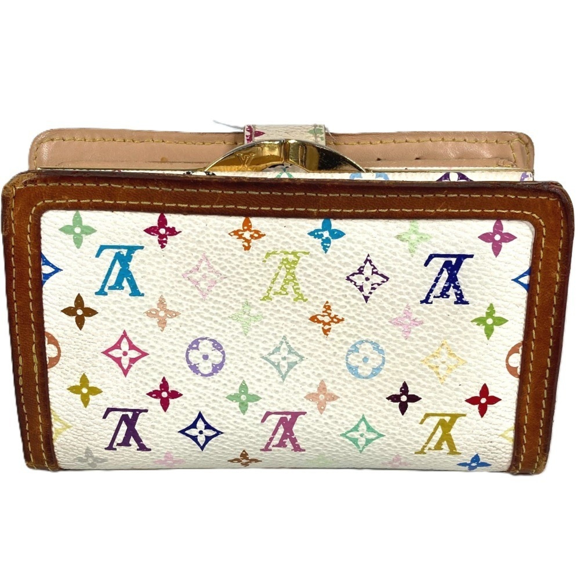 Louis Vuitton Blanc Monogram Multi-Color White Monogram Multicolore Wallet