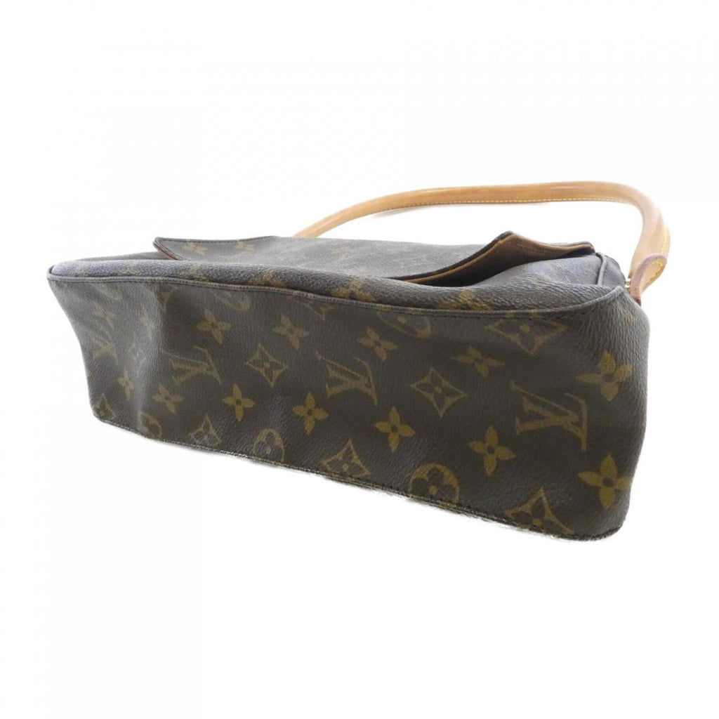 Louis Vuitton Brown Coated Canvas Shoulder Bag