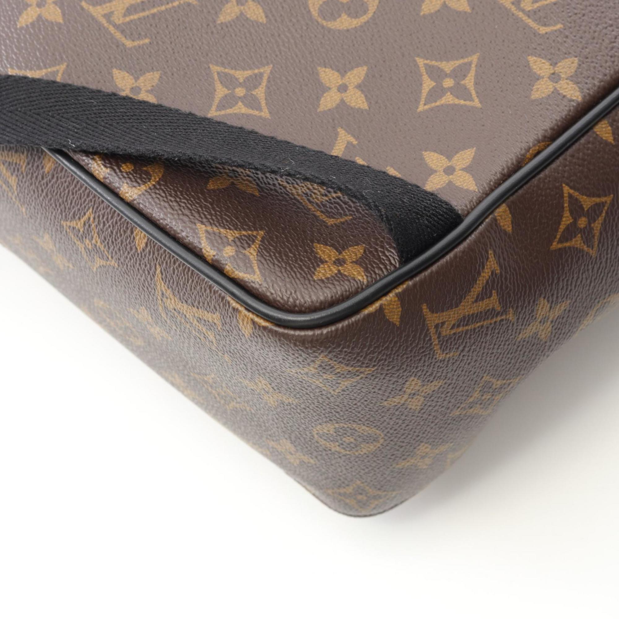 Louis Vuitton Black Brown Monogram Macassar Coated Canvas Monogram Pvc Leather Backpack
