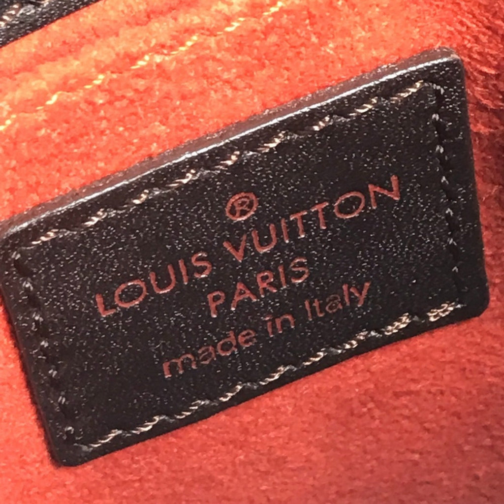 Louis Vuitton Brown Ebene Leather Pochette Shoulder Bag