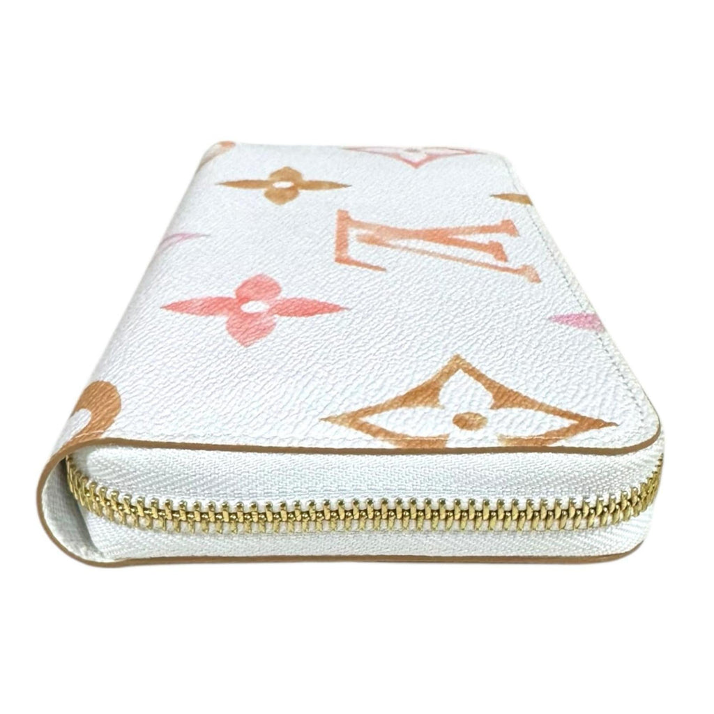 Louis Vuitton Pink White Monogram Empreinte Long Wallet