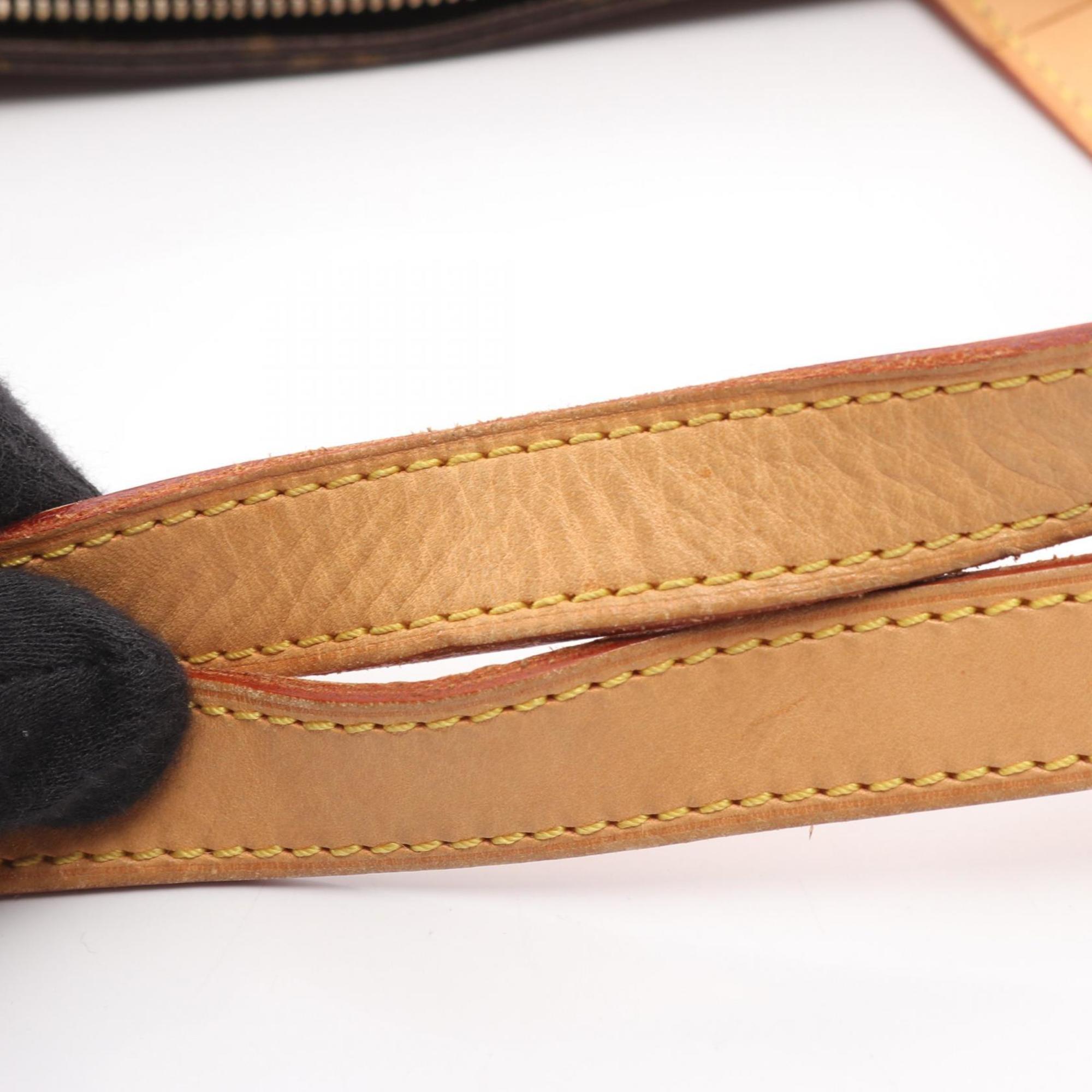 Louis Vuitton Brown Coated Canvas Pvc Monogram Leather Shoulder Bag