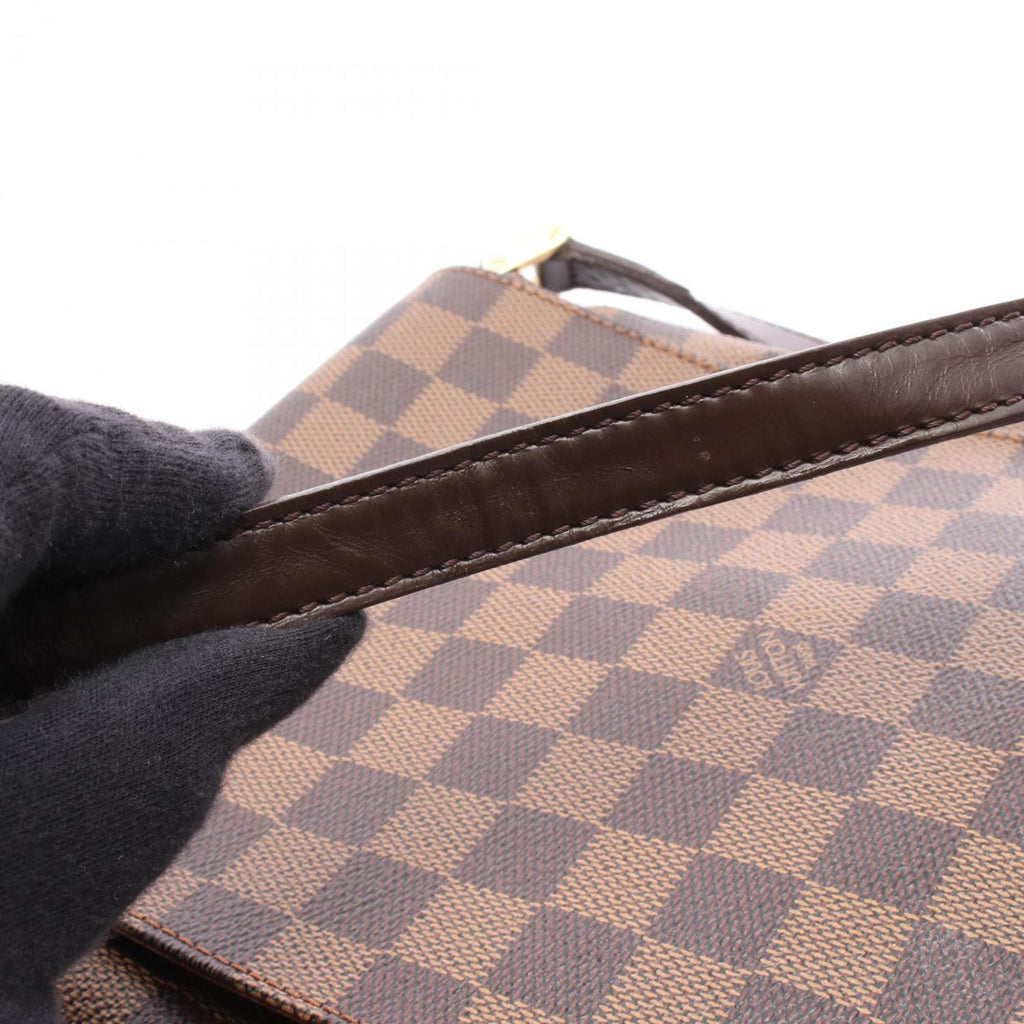 Louis Vuitton Brown Damier Canvas Coated Canvas Leather Shoulder Bag