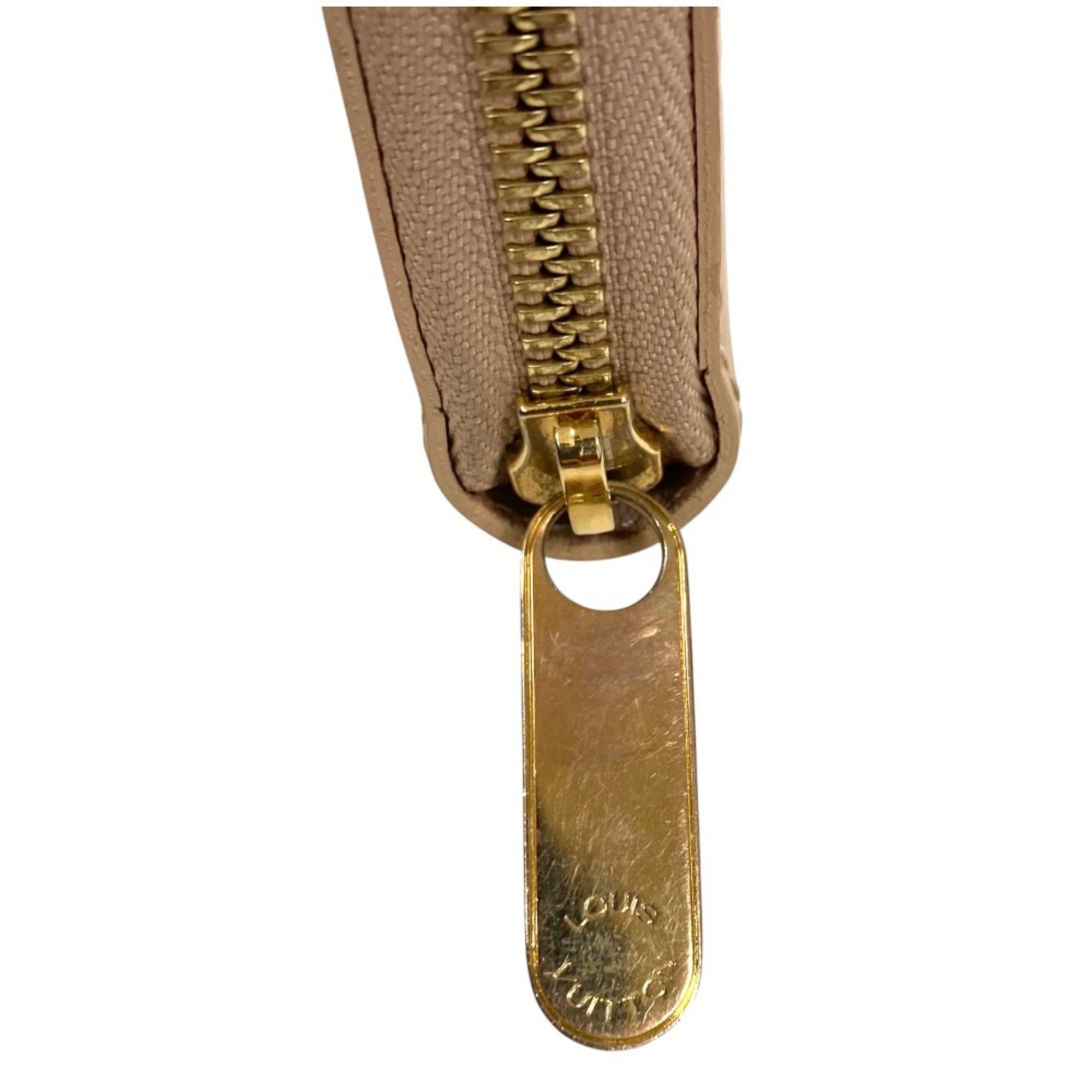 Louis Vuitton Beige Monogram Vernis Wallet
