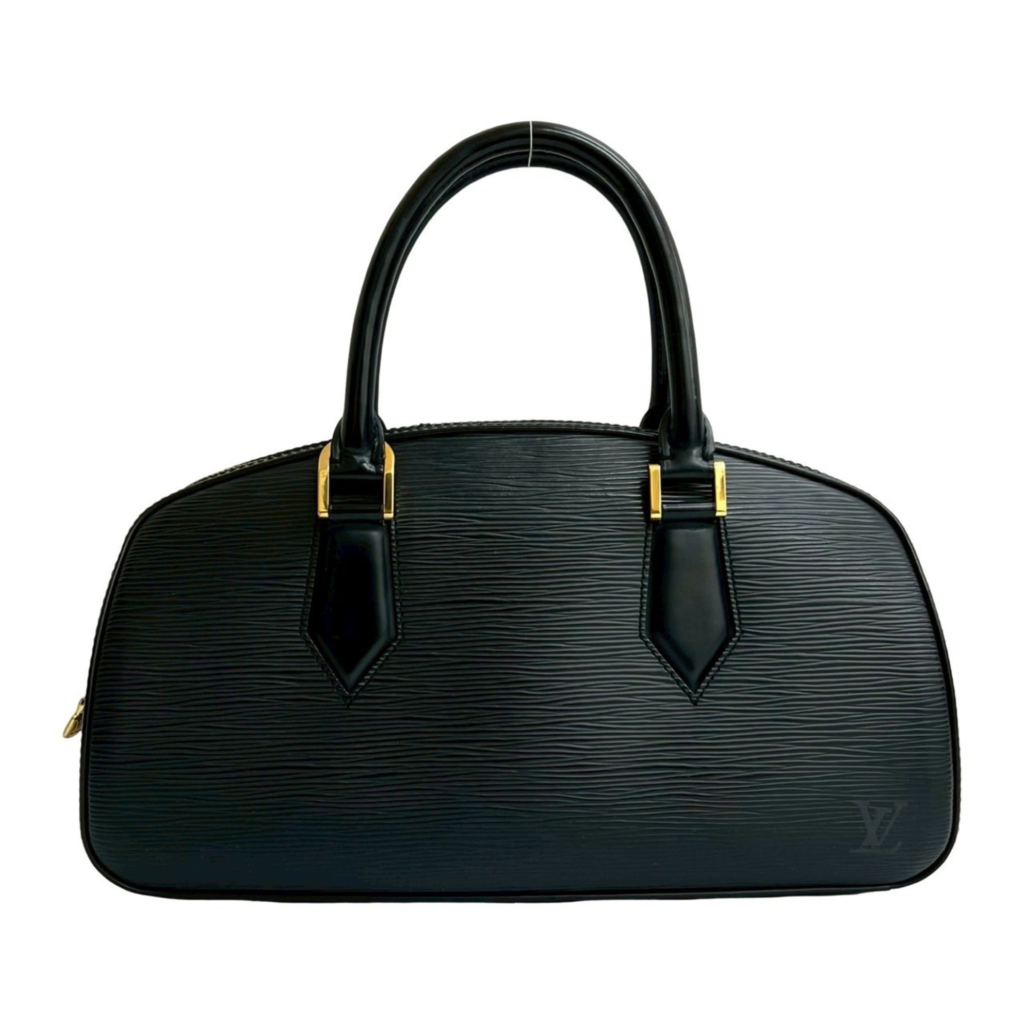 Louis Vuitton Black Epi Leather Boston Bag Handbag