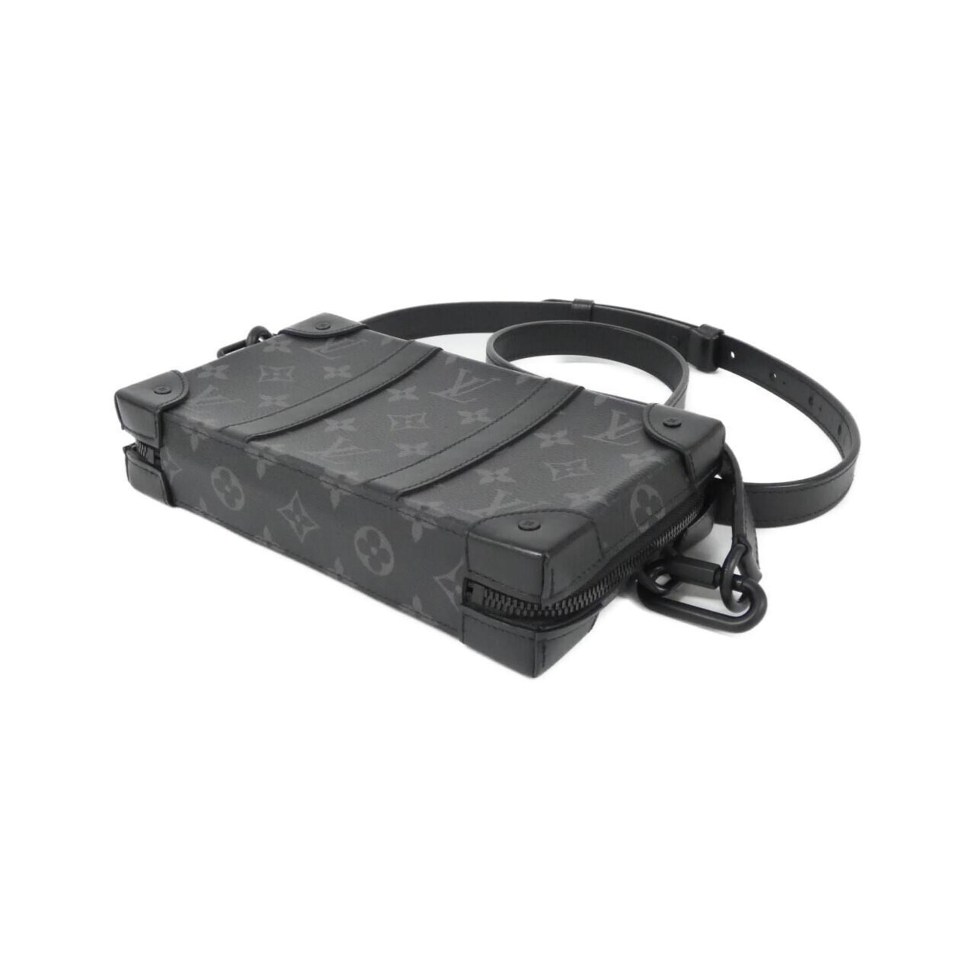 Louis Vuitton Black Coated Canvas Shoulder Bag
