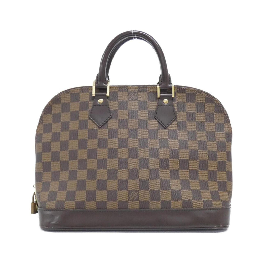 Louis Vuitton Brown Coated Canvas Handbag