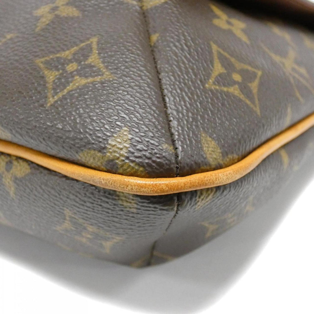 Louis Vuitton Marron Coated Canvas Shoulder Bag