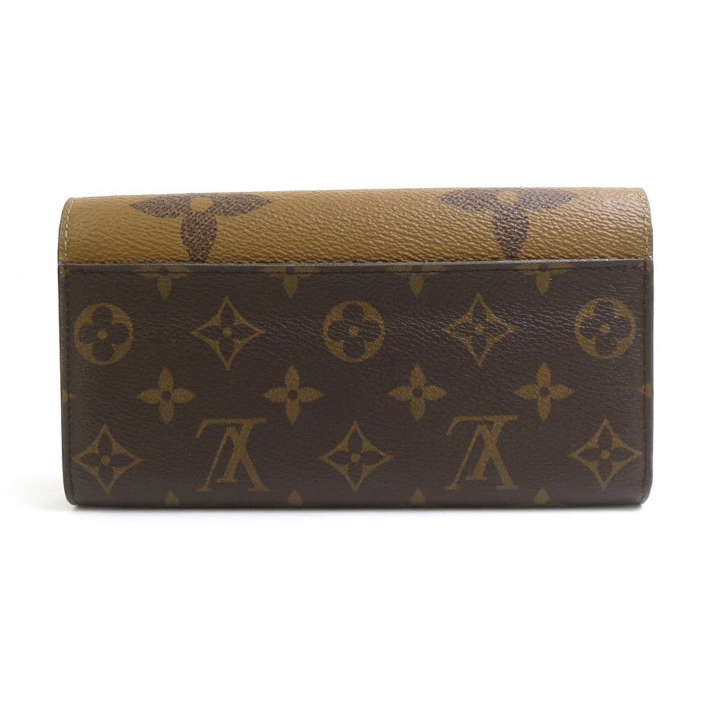 Louis Vuitton Brown Monogram Reverse Monogram Reverse Long Wallet