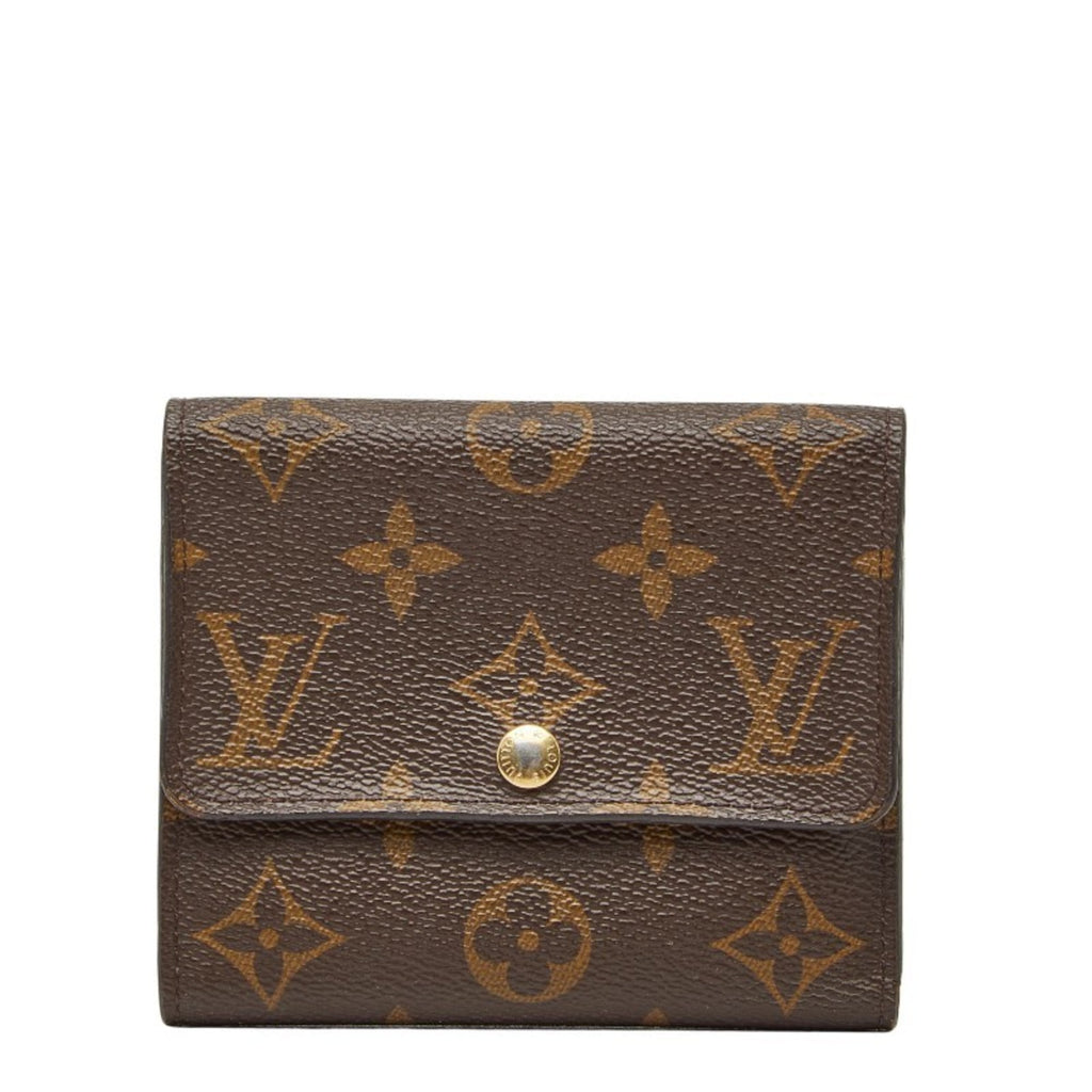Louis Vuitton Brown Pvc Wallet (Tri-Fold)