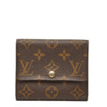 Louis Vuitton Brown Pvc Wallet (Tri-Fold)