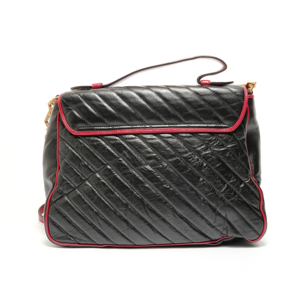 Gucci Gg Marmont Black Handbag (Pre-Owned)