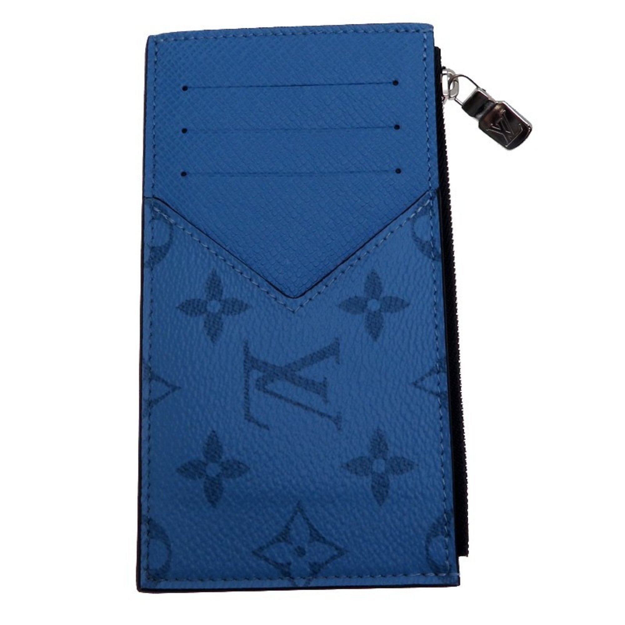 Louis Vuitton Blue Taigarama Card Wallet