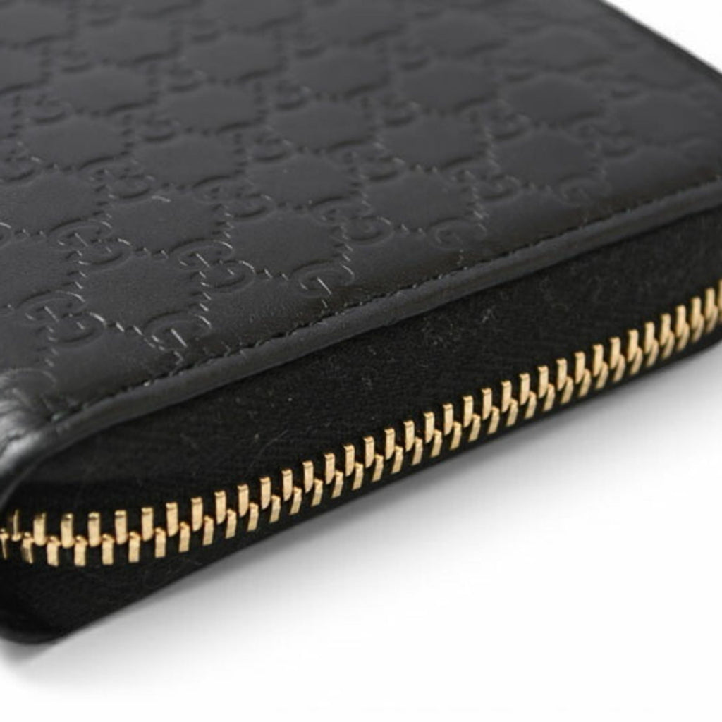 Gucci Black Leather Long Wallet (Bi-Fold) (Pre-Owned)