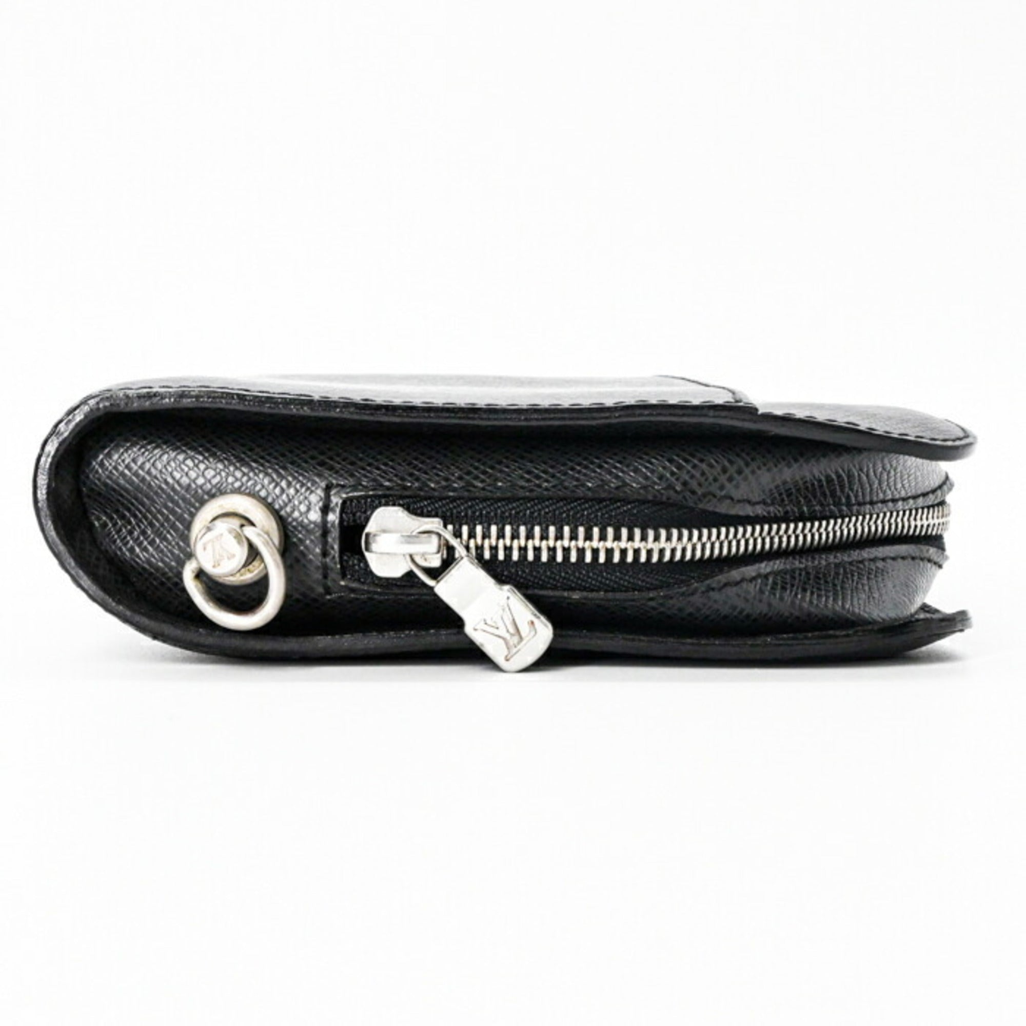 Louis Vuitton Ardoise Black Taiga Leather Clutch Bag