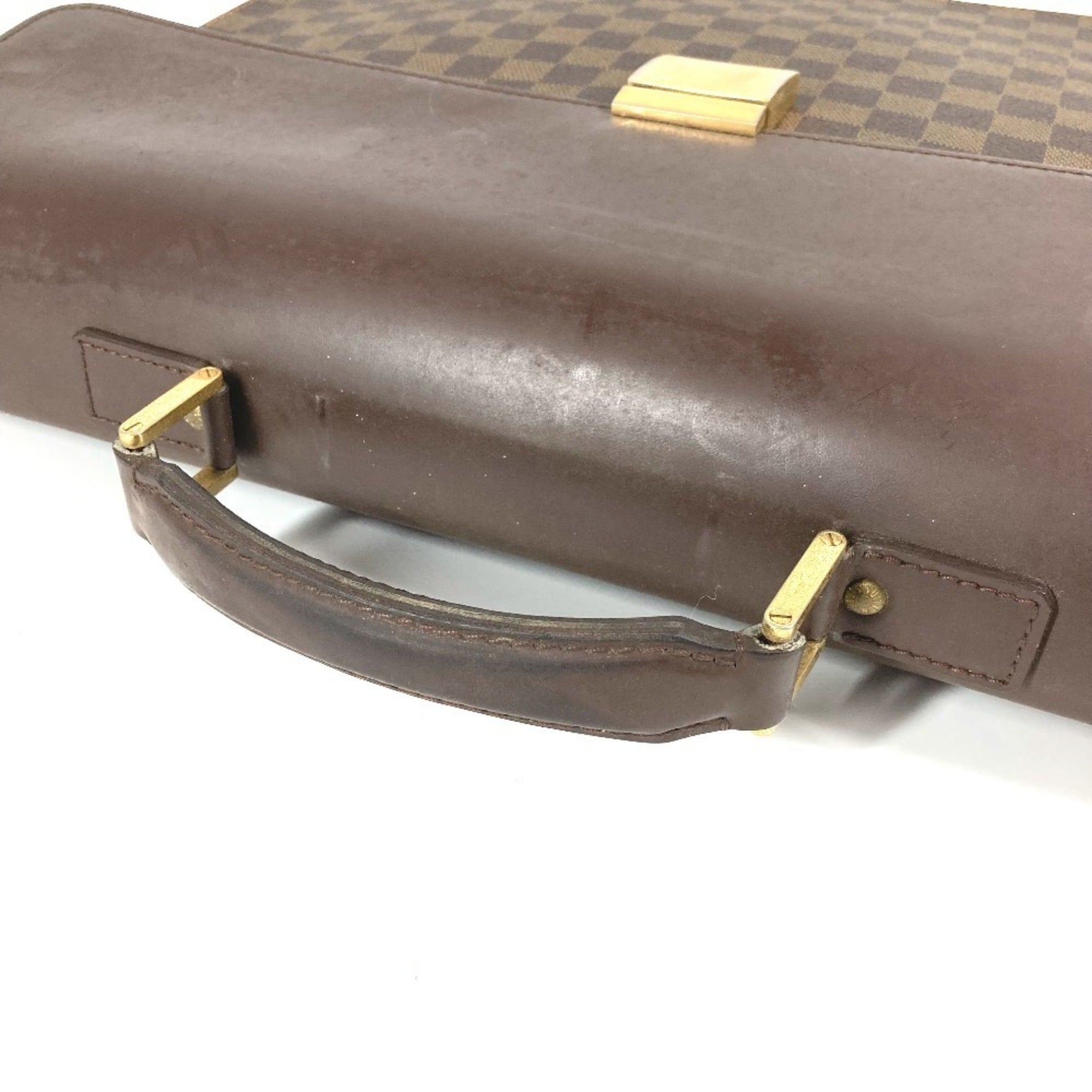 Louis Vuitton Brown Damier Canvas Ebene Damier Canvas Briefcase Handbag