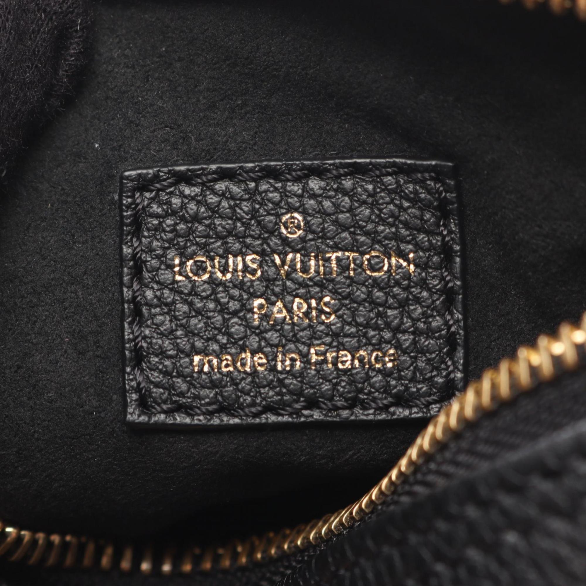 Louis Vuitton Black Leather Handbag