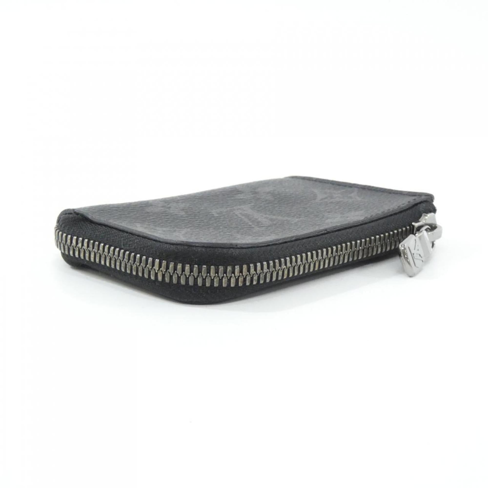Louis Vuitton Black Coated Canvas Coin Purse/Coin Case