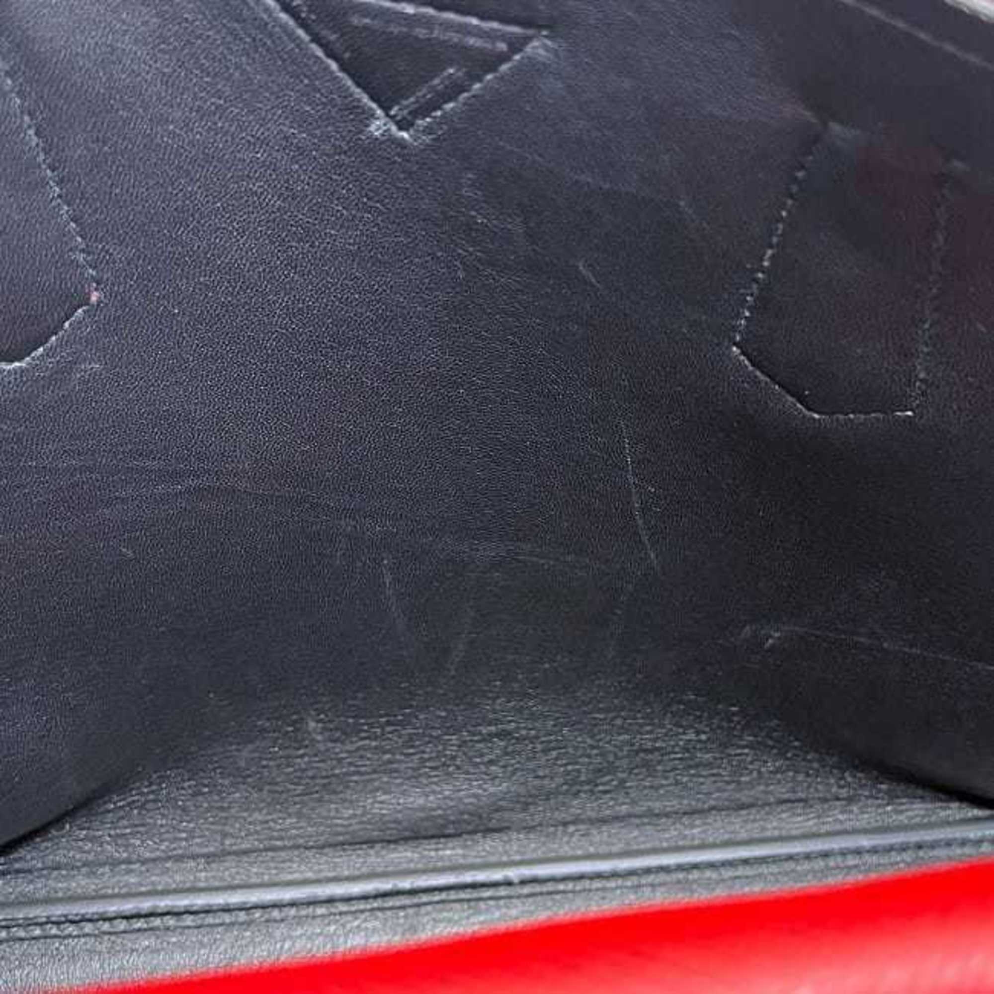 Prada Fuoco Red Color Saffiano Triangle Tote Bag