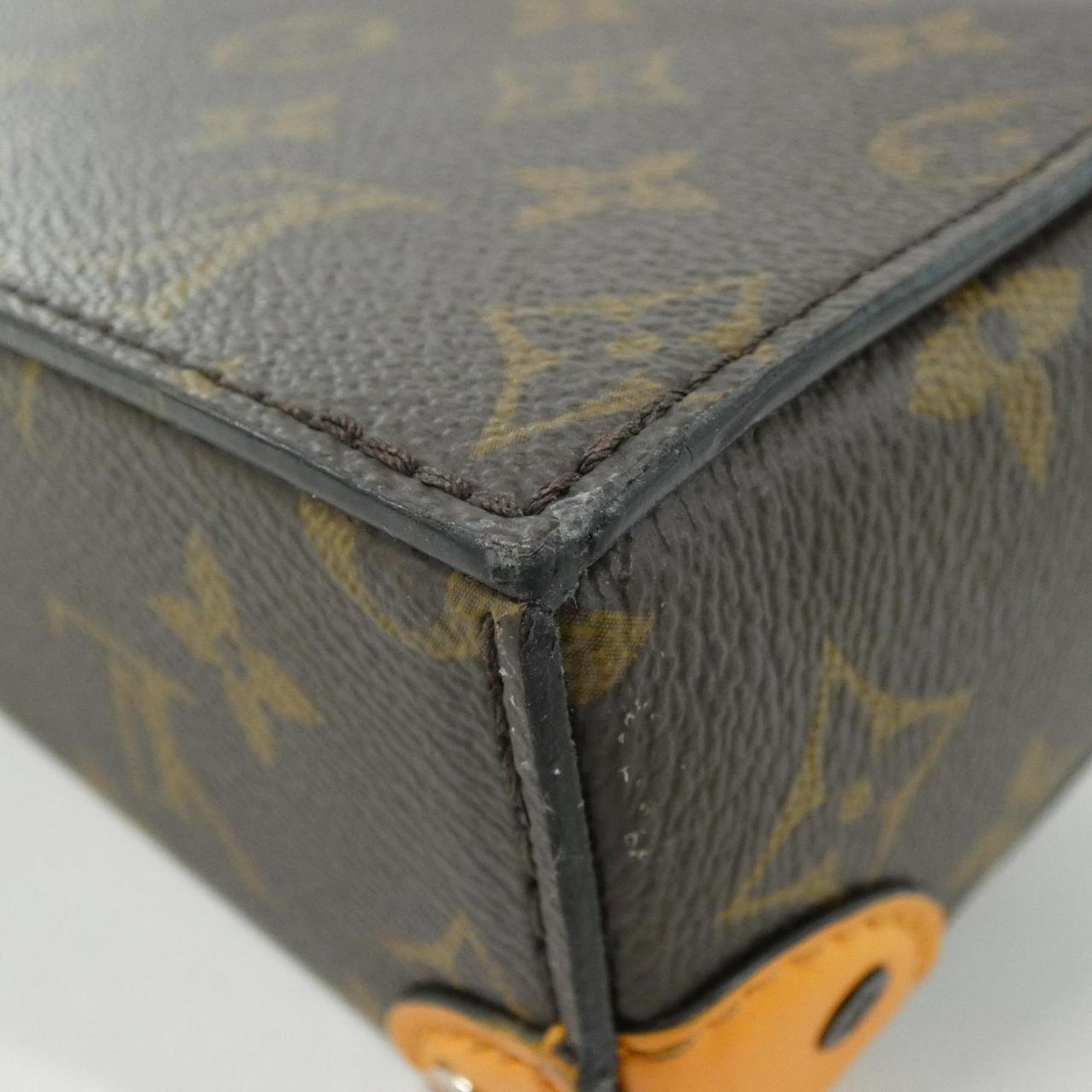Louis Vuitton Marron Saffron Coated Canvas Shoulder Bag