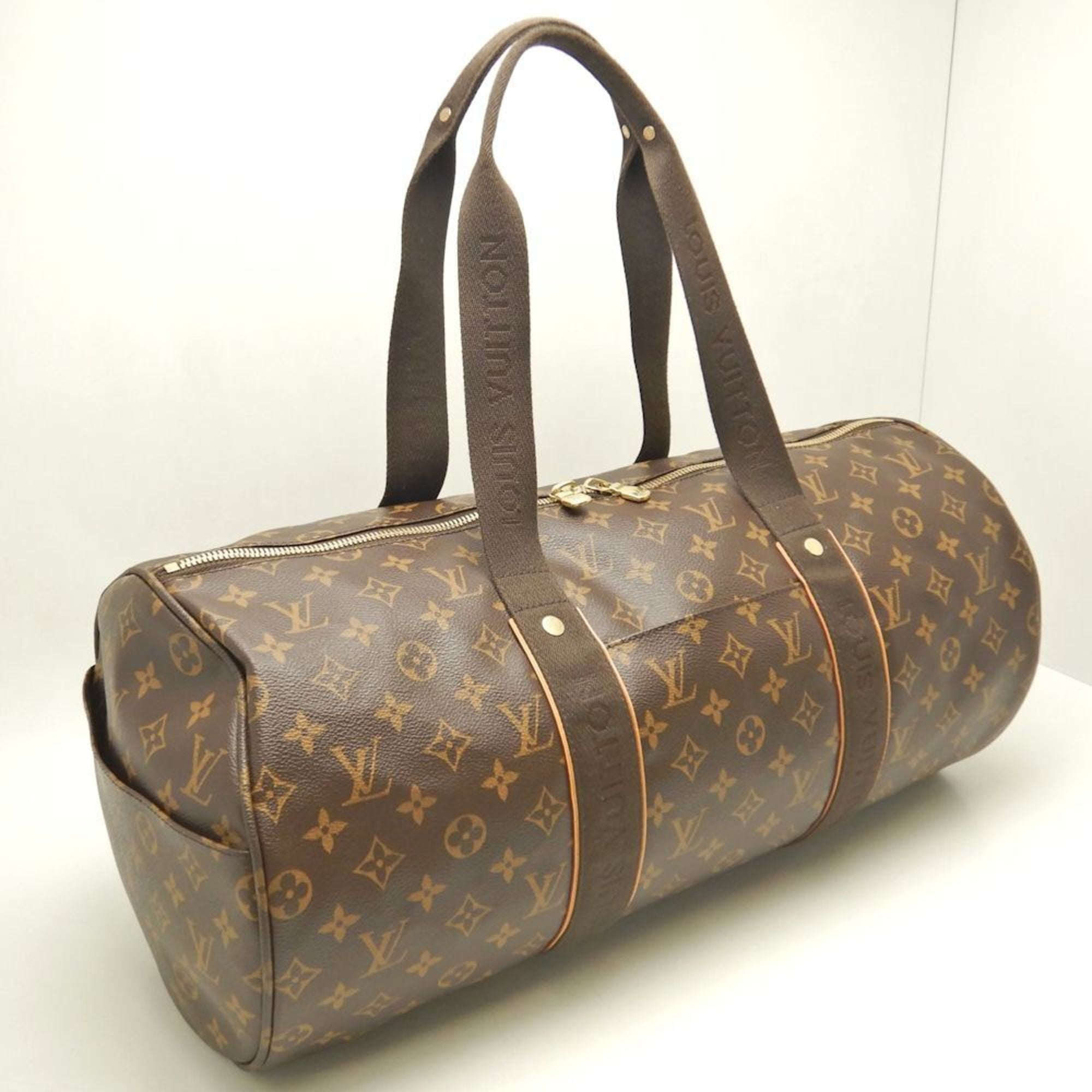 Louis Vuitton Monogram Brown Pvc Boston Bag