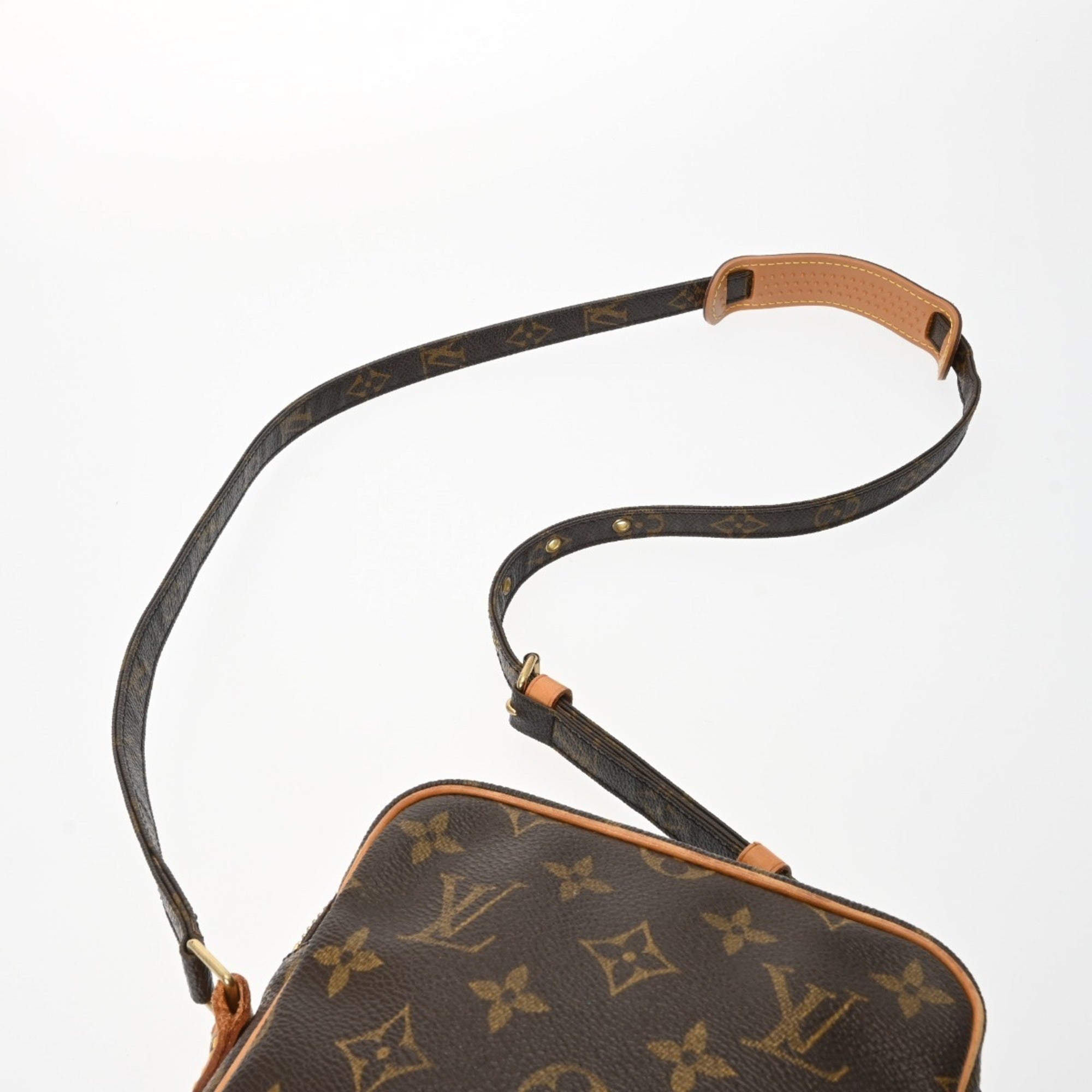 Louis Vuitton Brown Monogram Canvas Shoulder Bag