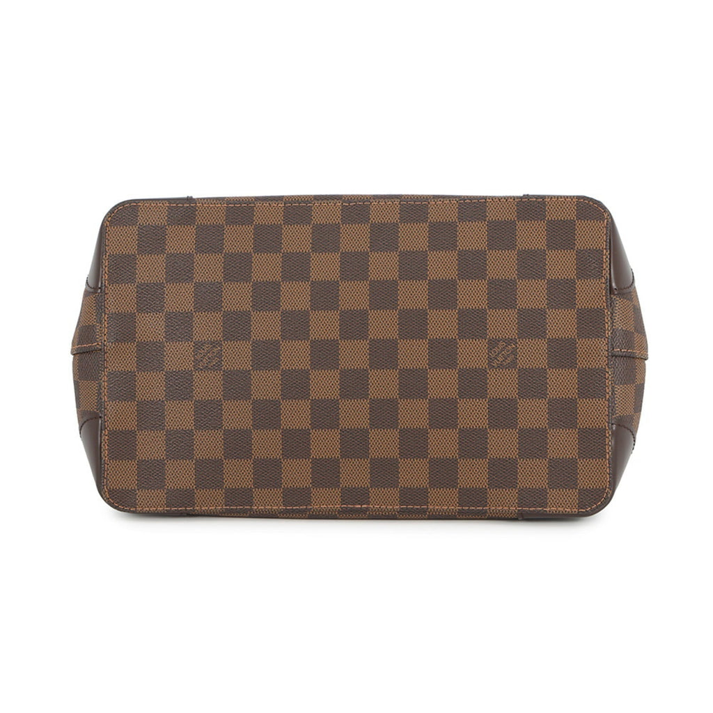 Louis Vuitton Damier Damier Canvas Ebene Red Color Handbag Shoulder Bag Tote Bag