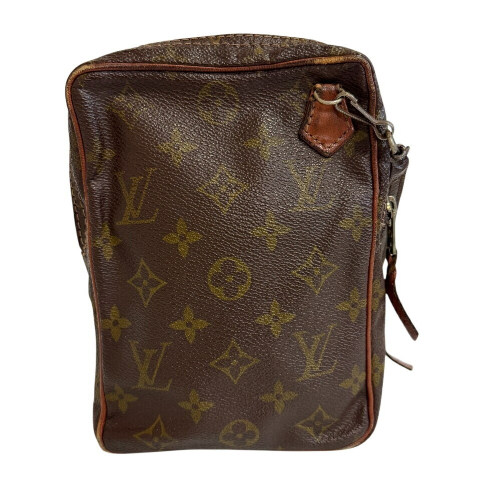 Louis Vuitton Brown Monogram Leather Shoulder Bag
