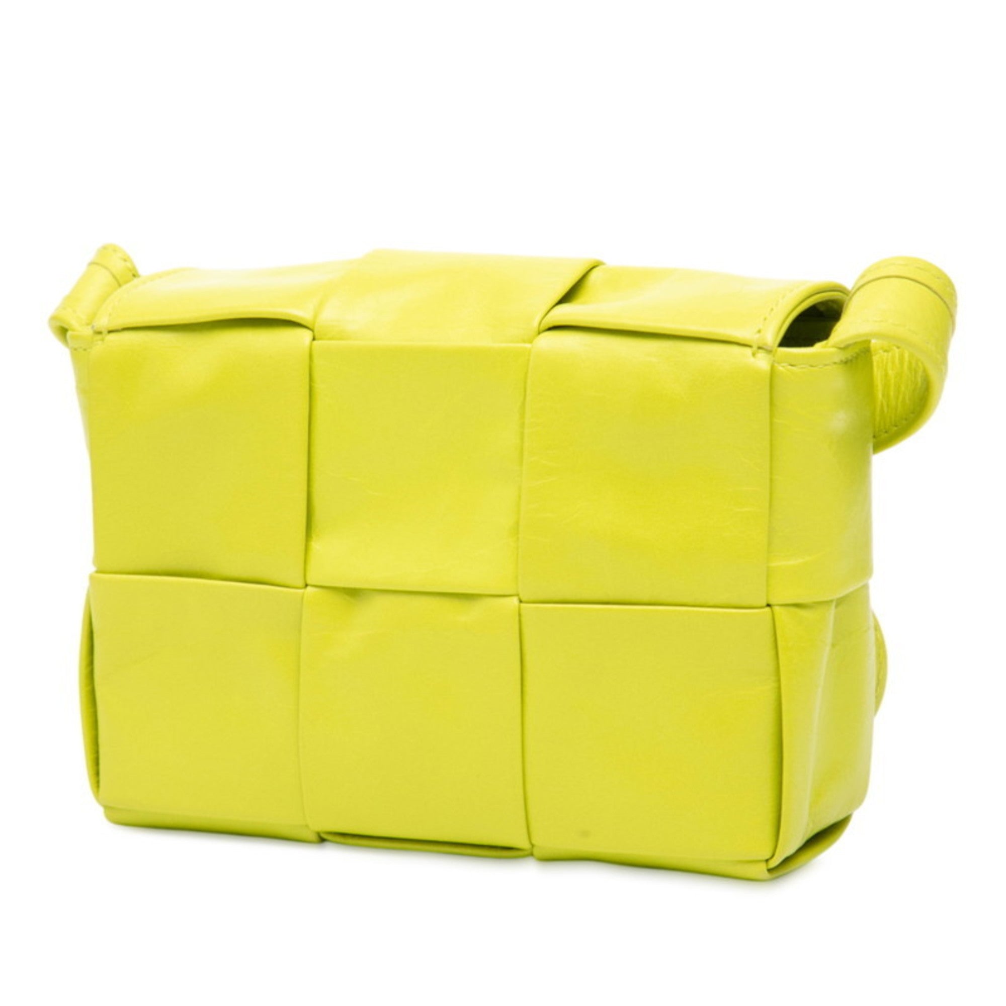 Bottega Veneta Light Green Leather Shoulder Bag