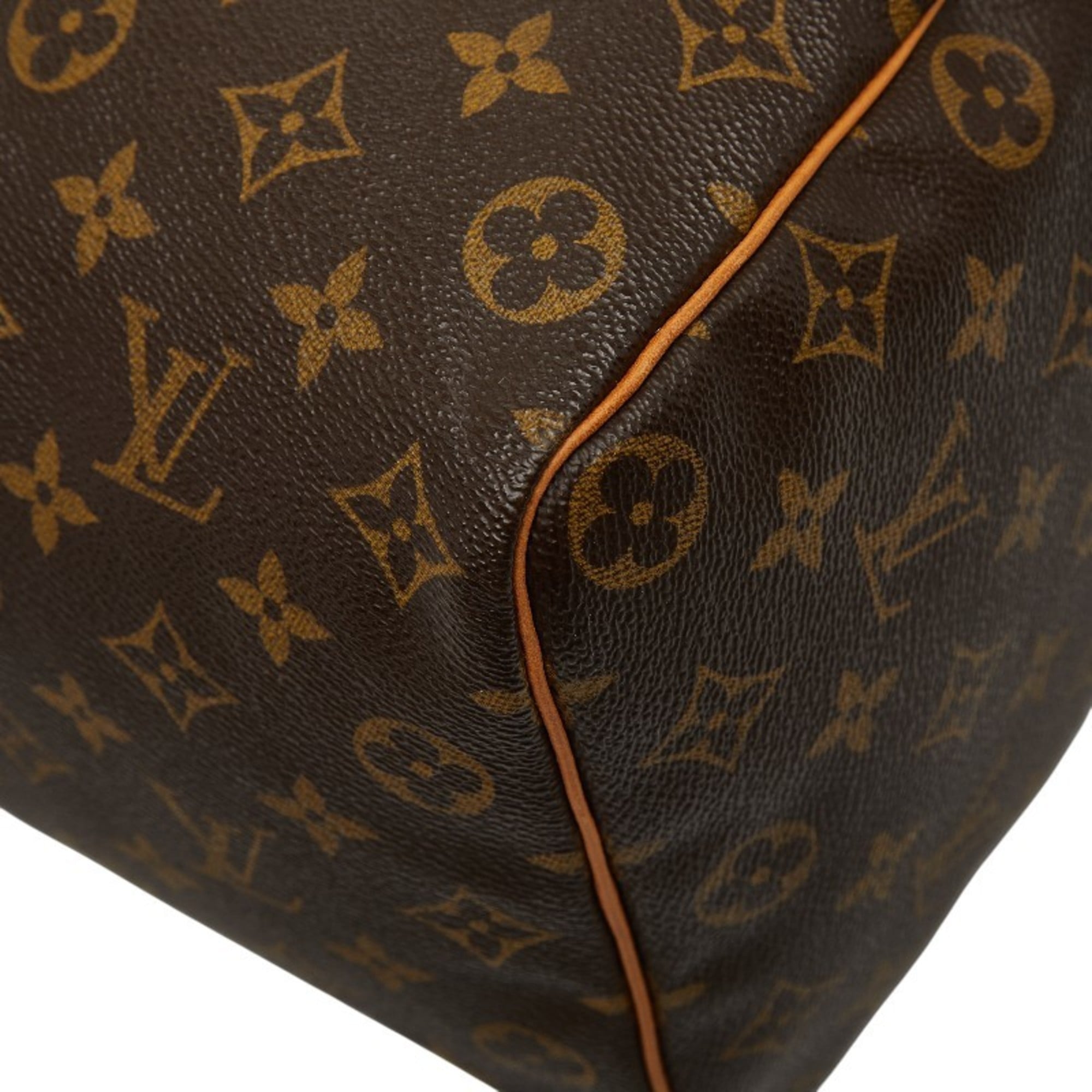 Louis Vuitton Brown Monogram Pvc Leather Boston Bag Handbag