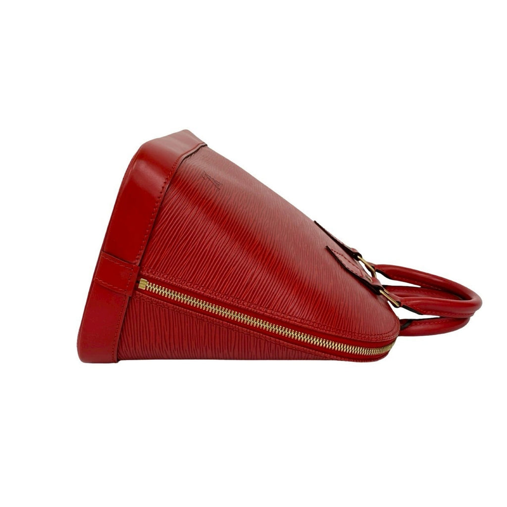 Louis Vuitton Red Color Epi Leather Handbag Tote Bag
