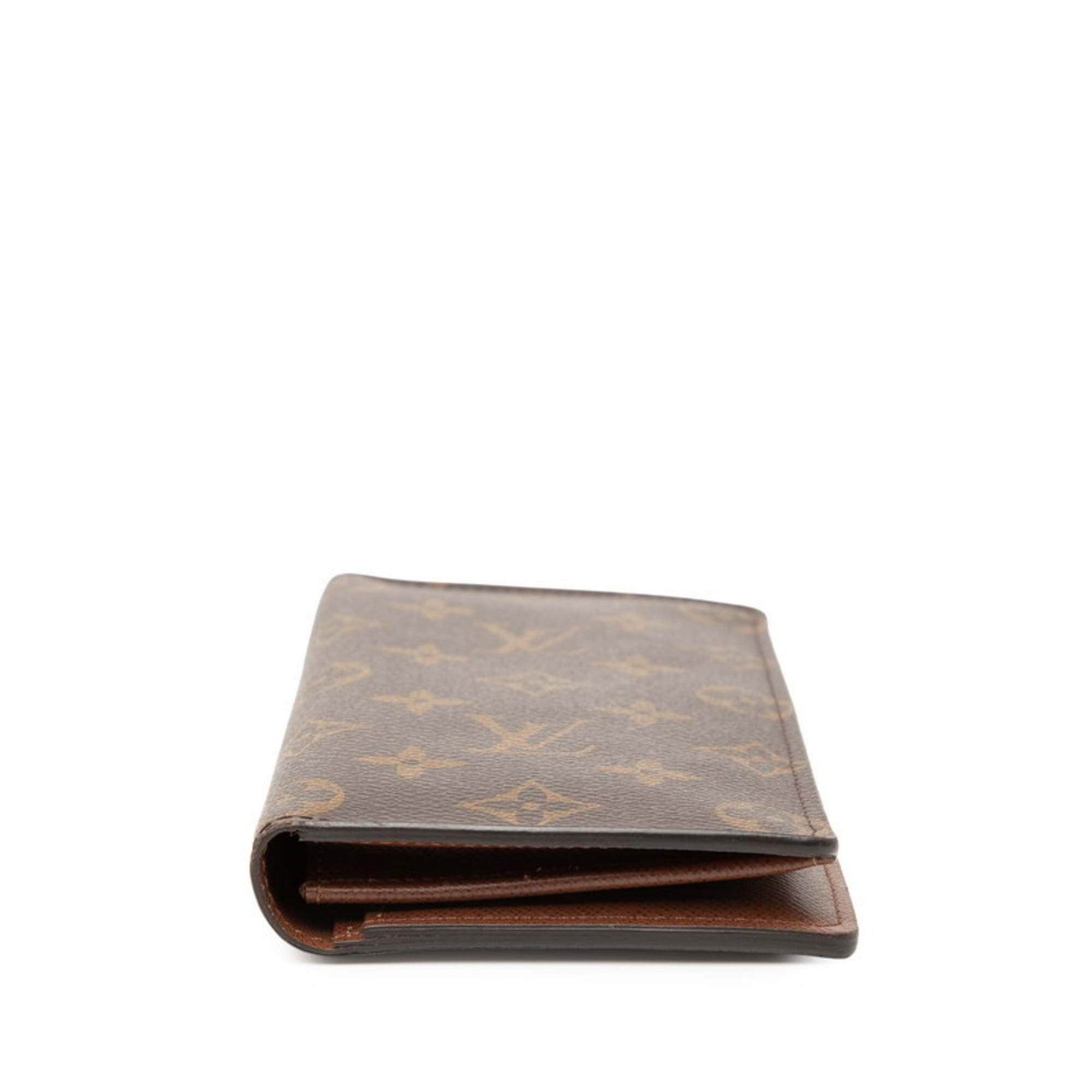 Louis Vuitton Brown Pvc Leather Long Wallet
