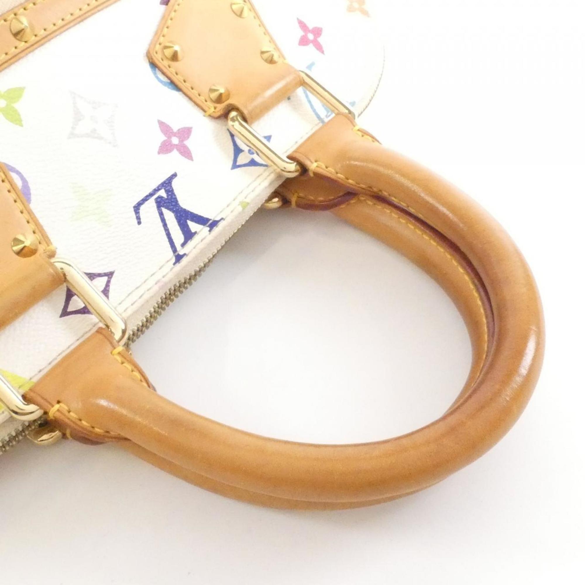 Louis Vuitton White Coated Canvas Handbag