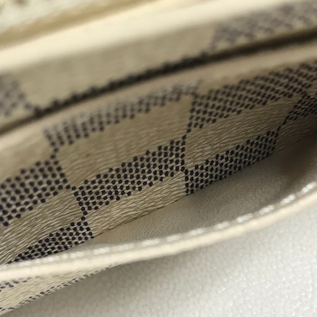 Louis Vuitton Damier Azur Damier Azur White Damier Azur Long Wallet
