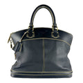 Louis Vuitton Noir Leather Handbag