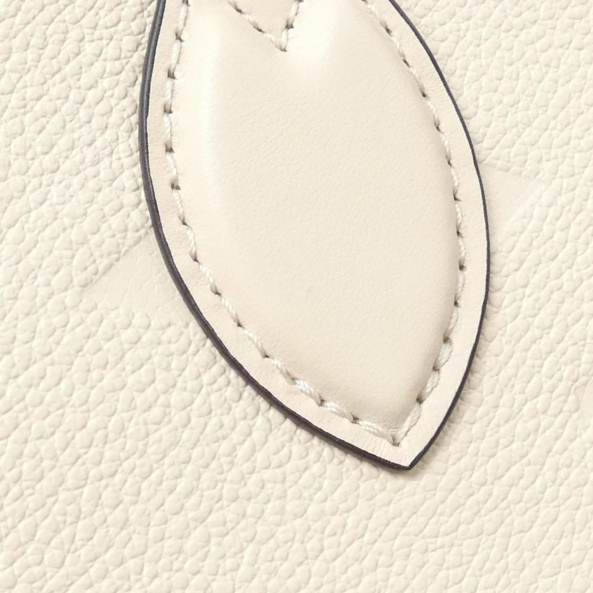 Louis Vuitton Beige Leather Handbag
