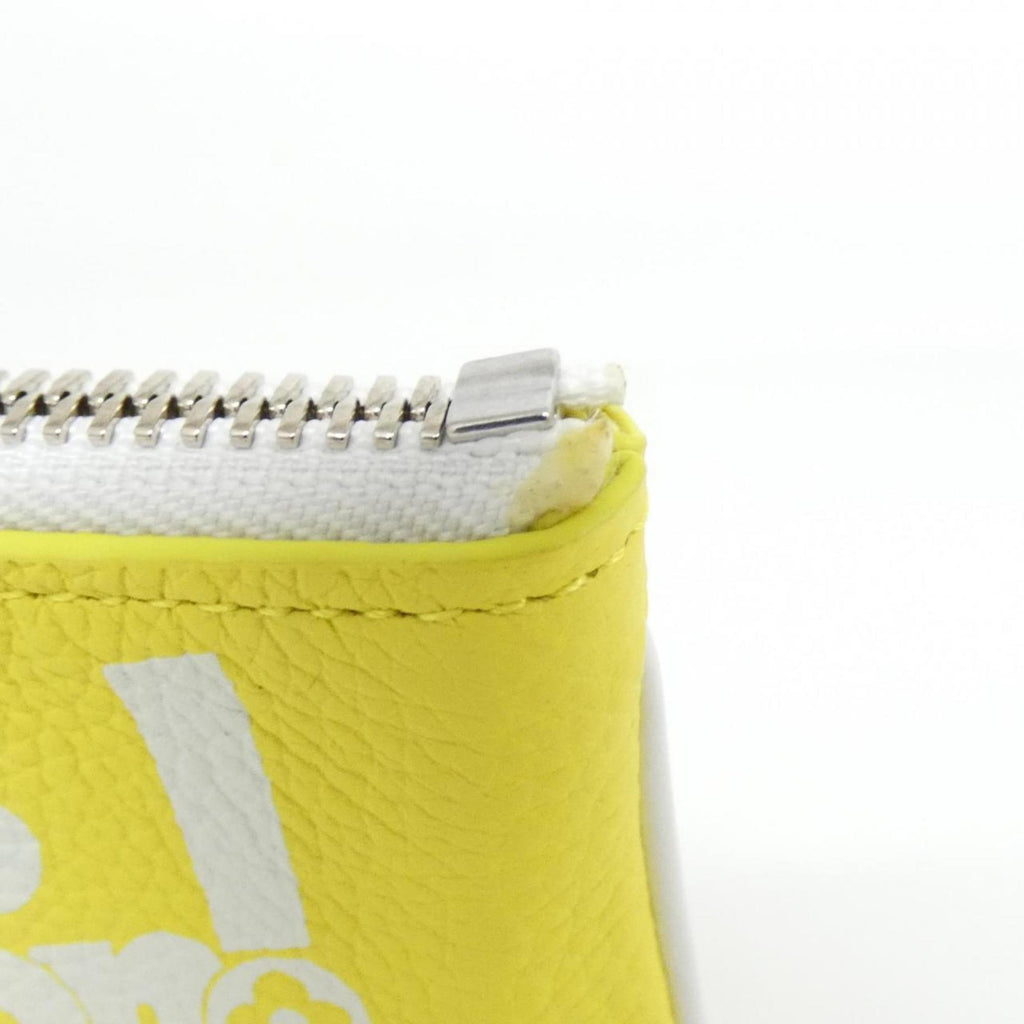 Louis Vuitton Yellow Leather Coin Purse/Coin Case