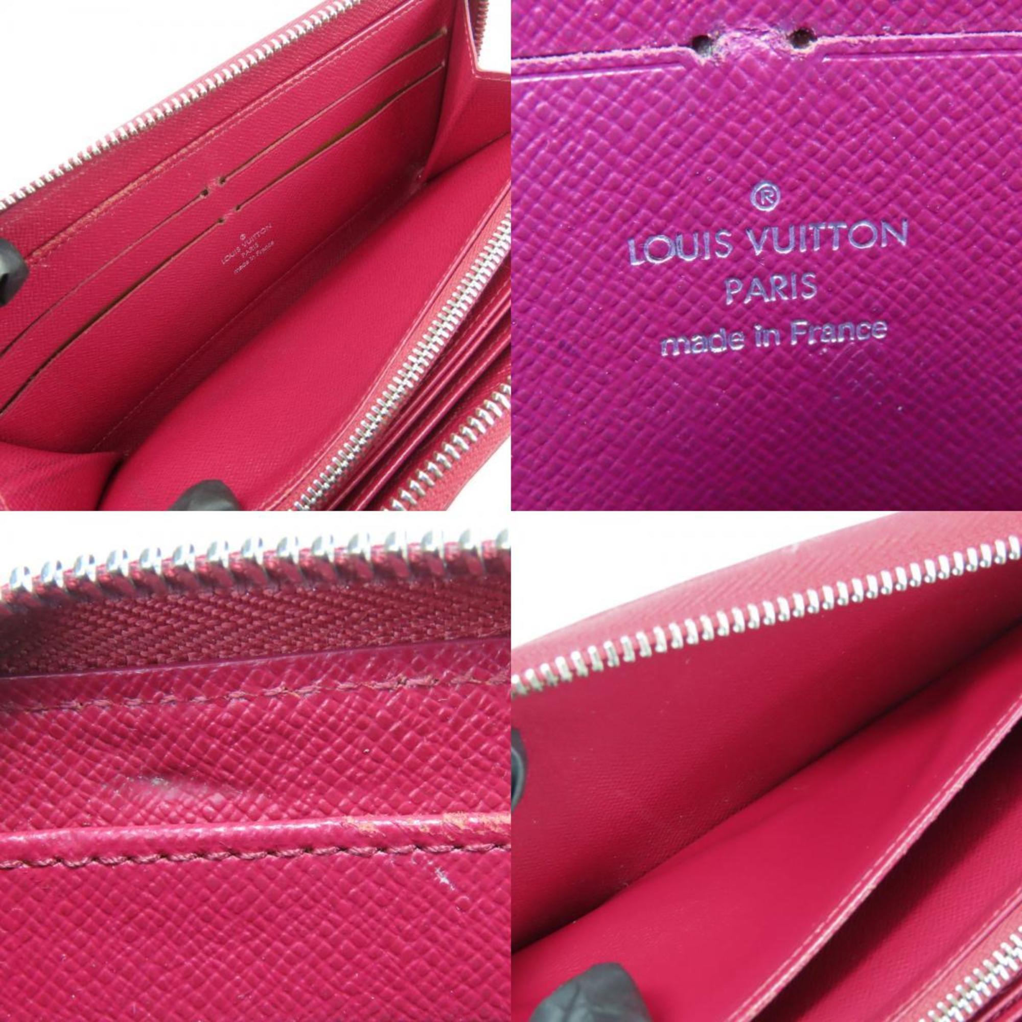Louis Vuitton Bordeaux Fuchsia Epi Leather Long Wallet