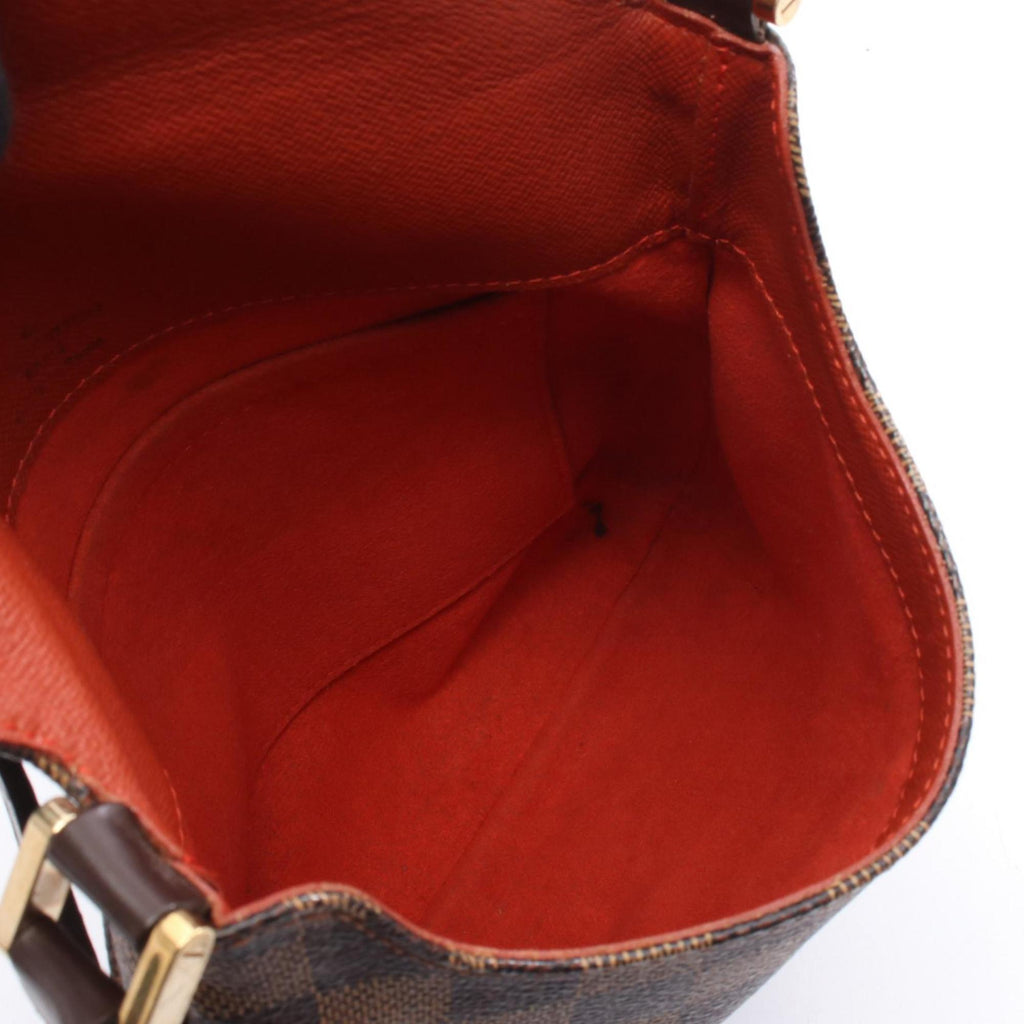 Louis Vuitton Brown Damier Canvas Coated Canvas Leather Shoulder Bag