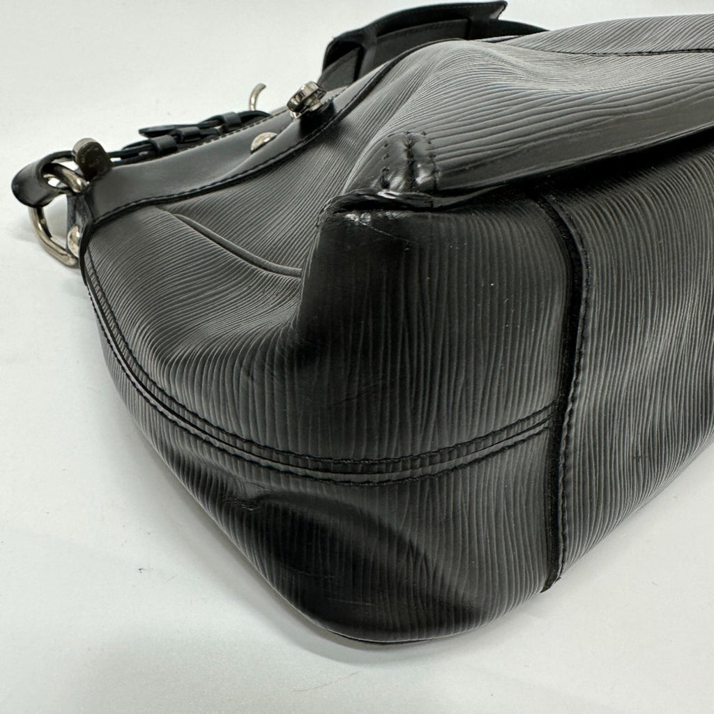 Louis Vuitton Black Leather Handbag