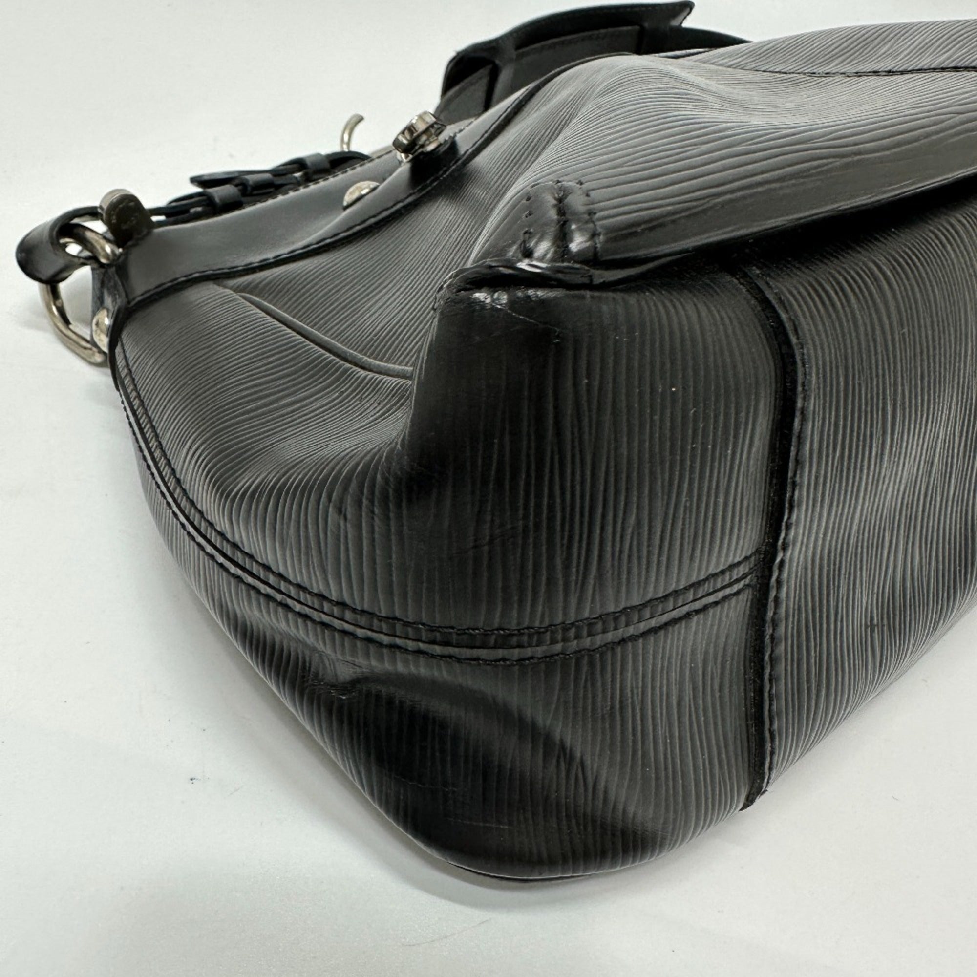 Louis Vuitton Black Leather Handbag