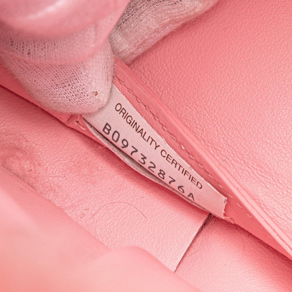 Bottega Veneta Pink Leather Handbag