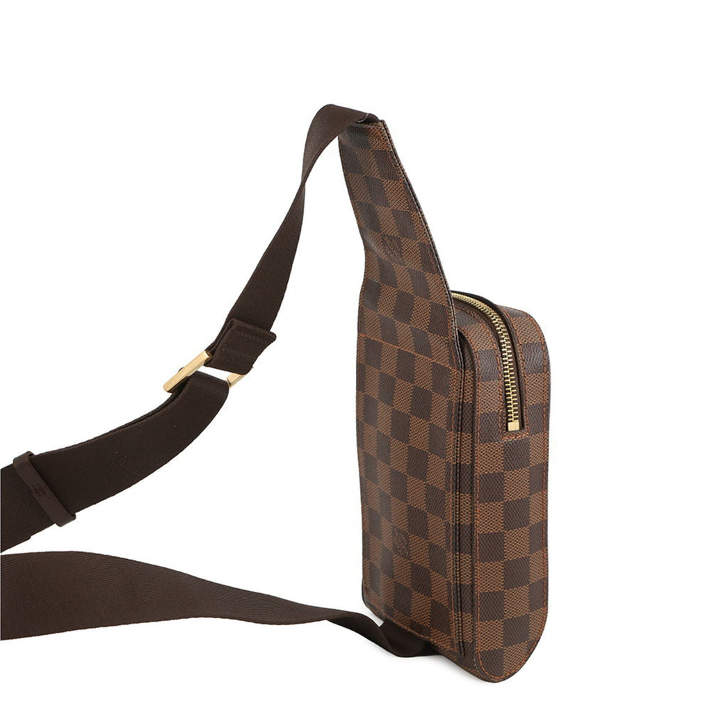 Louis Vuitton Brown Damier Canvas Ebene Damier Canvas Pouch Shoulder Bag Sling Bag