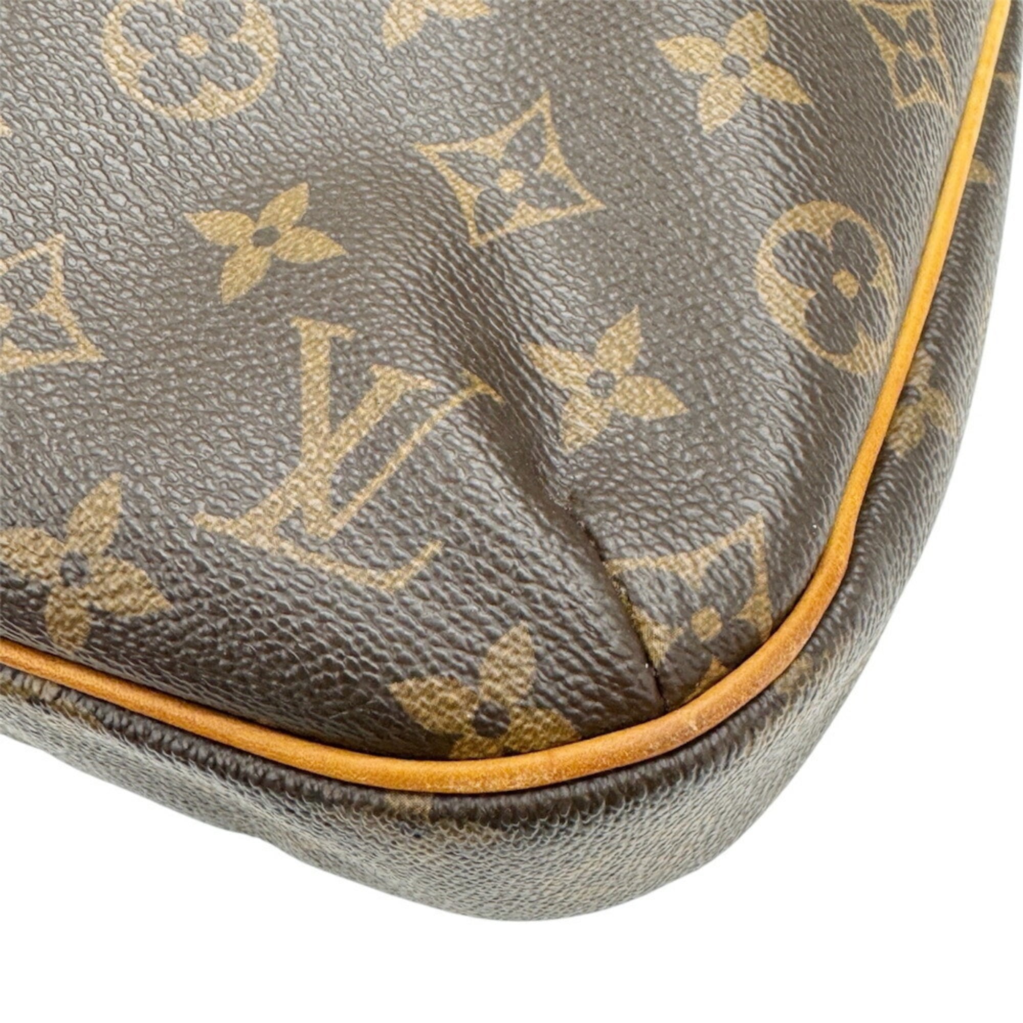 Louis Vuitton Brown Monogram Canvas Shoulder Bag