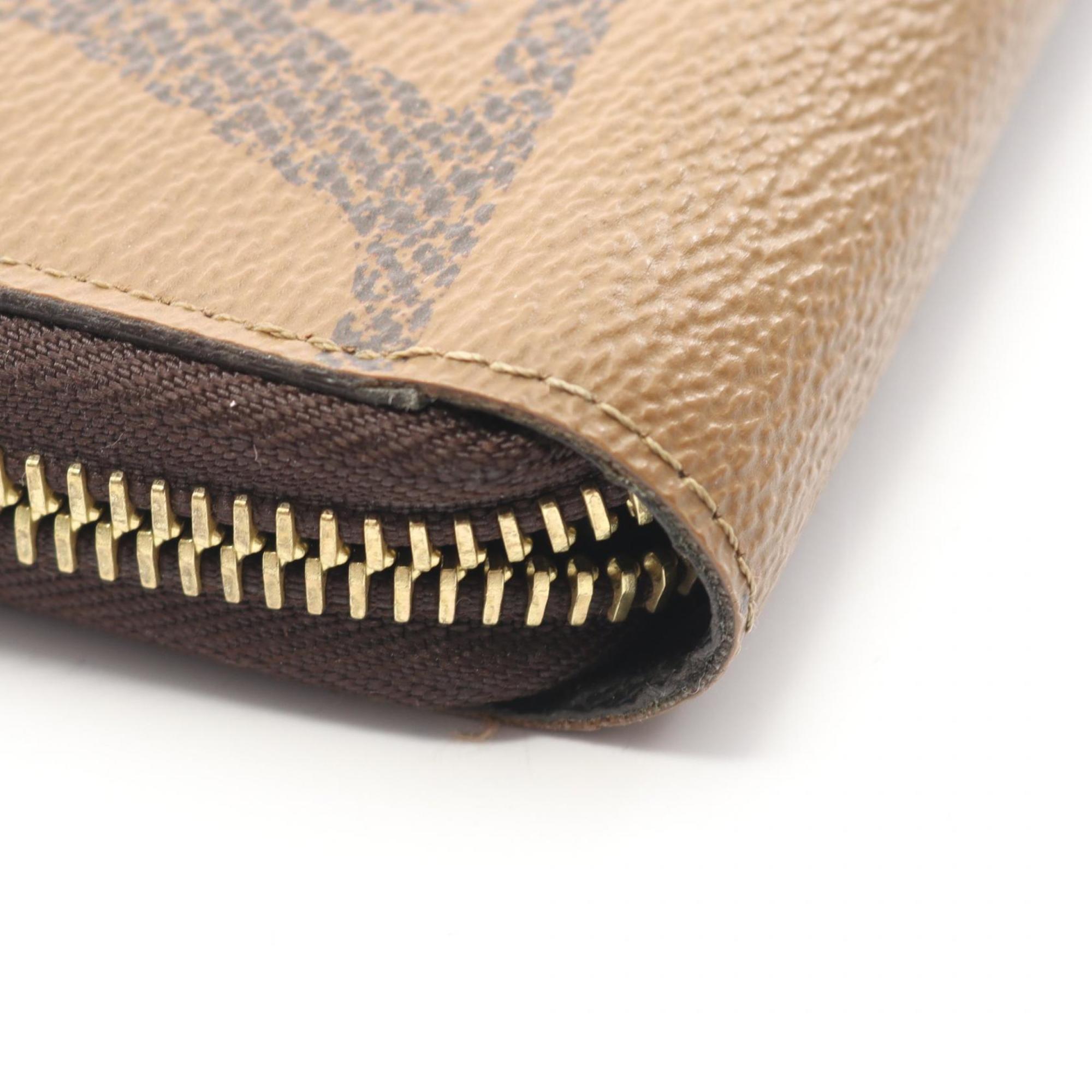 Louis Vuitton Brown Coated Canvas Long Wallet