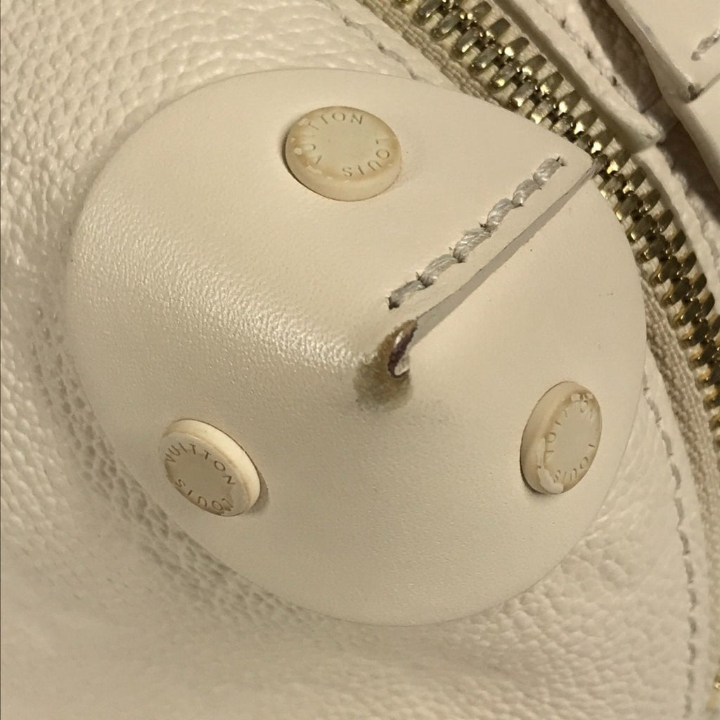 Louis Vuitton White Monogram Empreinte Handbag
