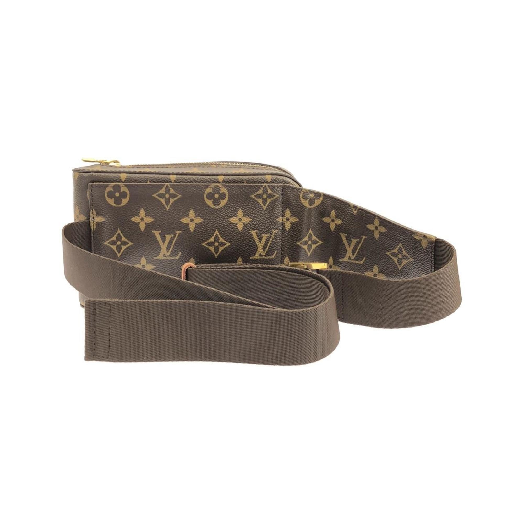 Louis Vuitton Brown Coated Canvas Shoulder Bag